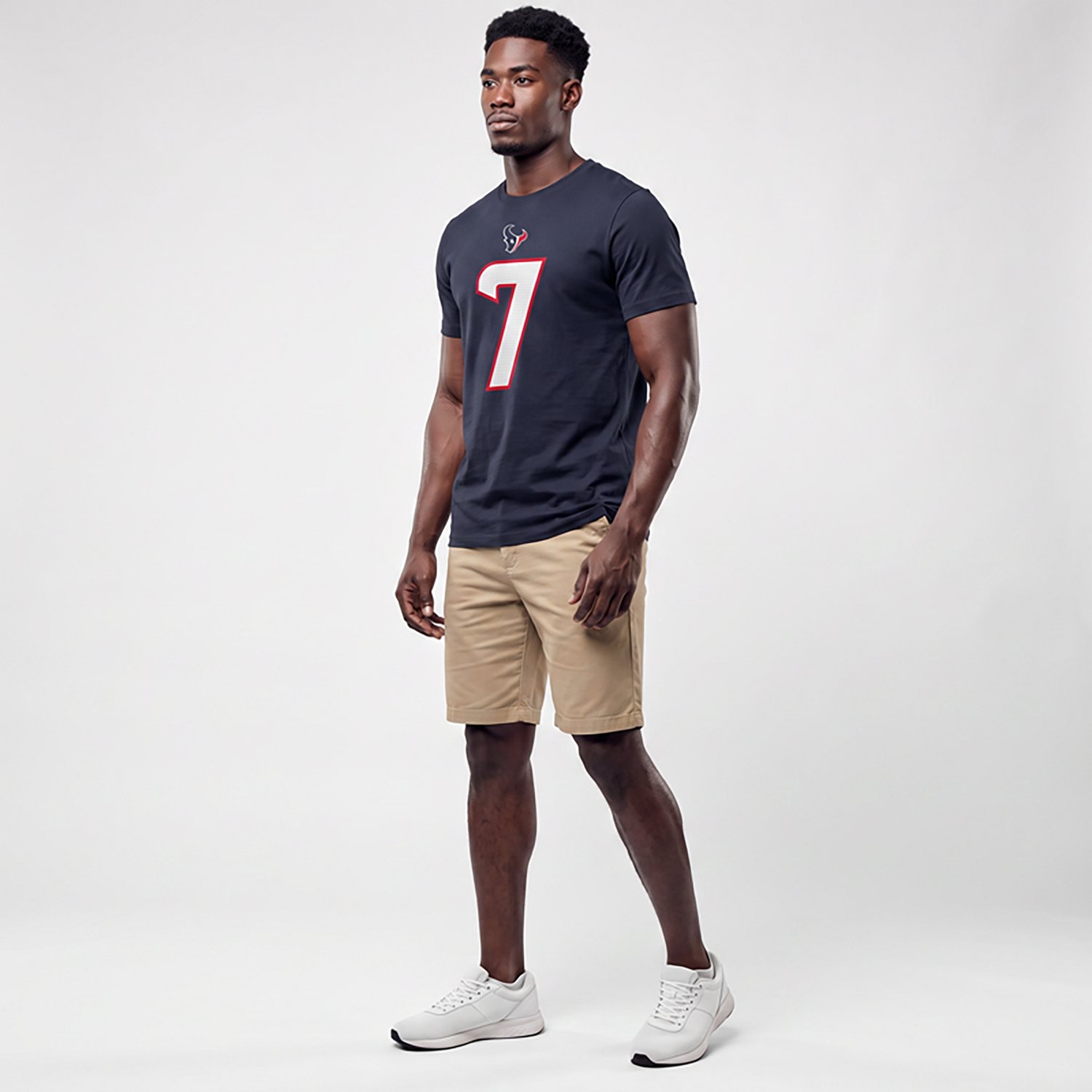 Nike Men's Texans CJ Stroud #7 Name & Number Short Sleeve Tee - view number 2