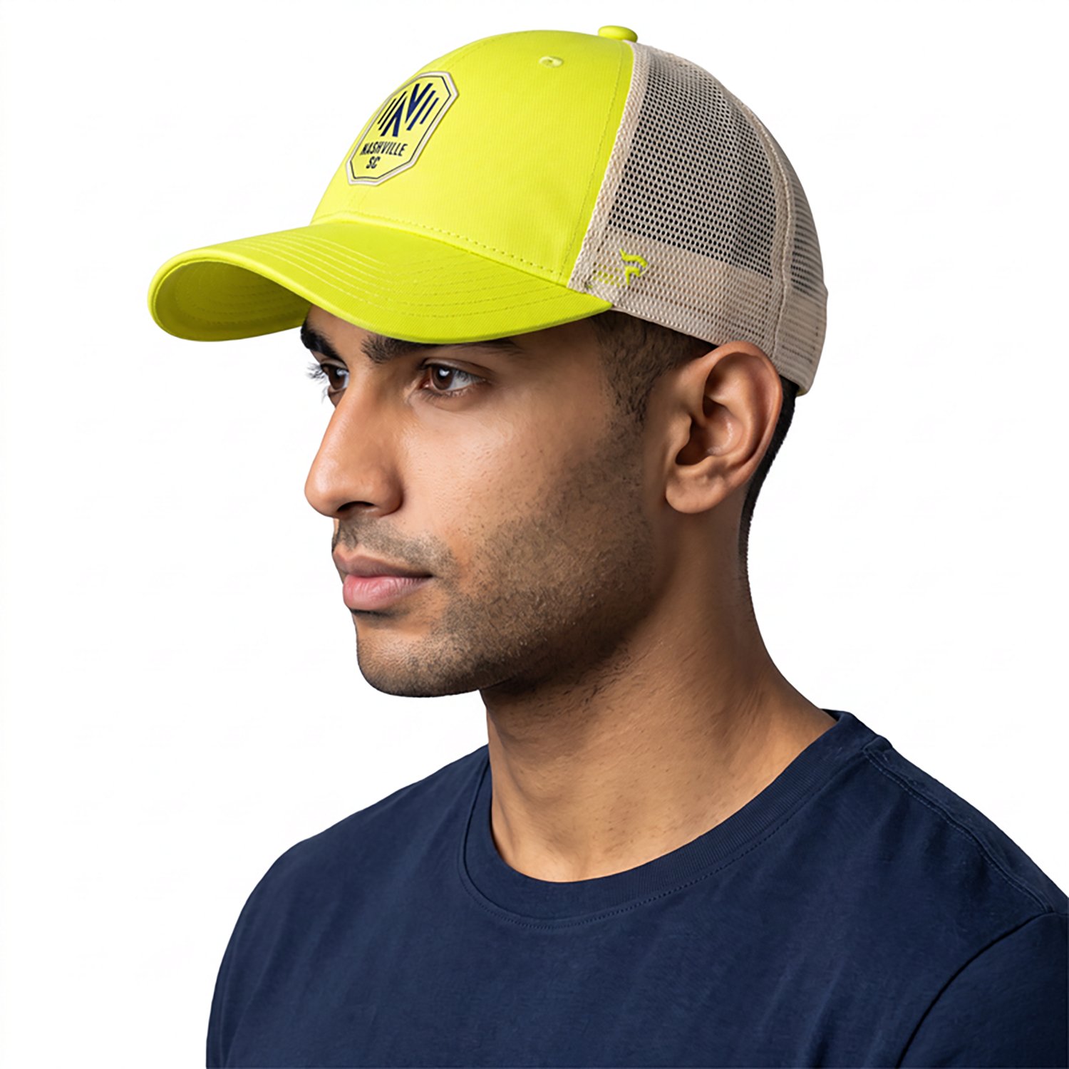 Fanatics Men's Nashville SC False Nine Unstructured Adjustable Mesh Snapback Cap