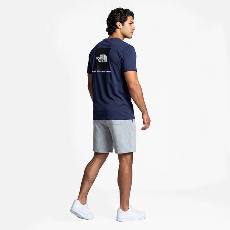 The North Face Men’s Evolution Box NSE Regular Short-Sleeve T-Shirt (Size: Large): Summit Navy