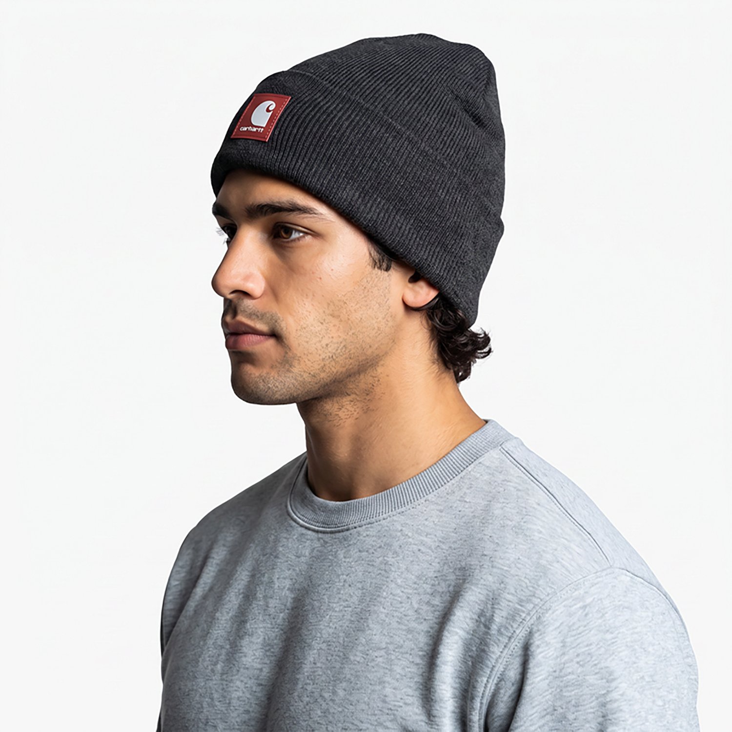 Carhartt Men's Knit Rubber Patch Beanie