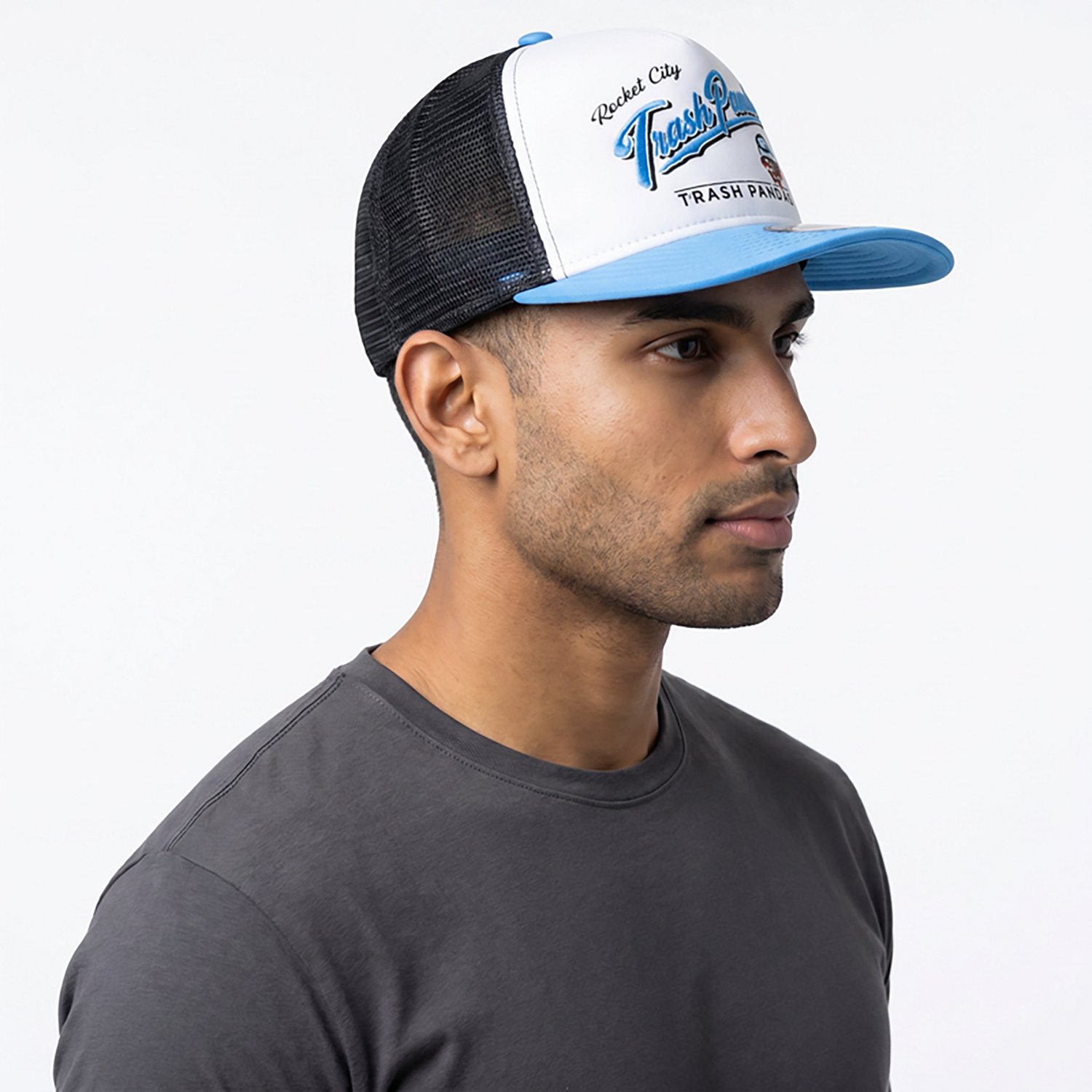 New Era Men's Rocket City Trash Pandas Retro Script 9FIFTY Cap  - view number 3