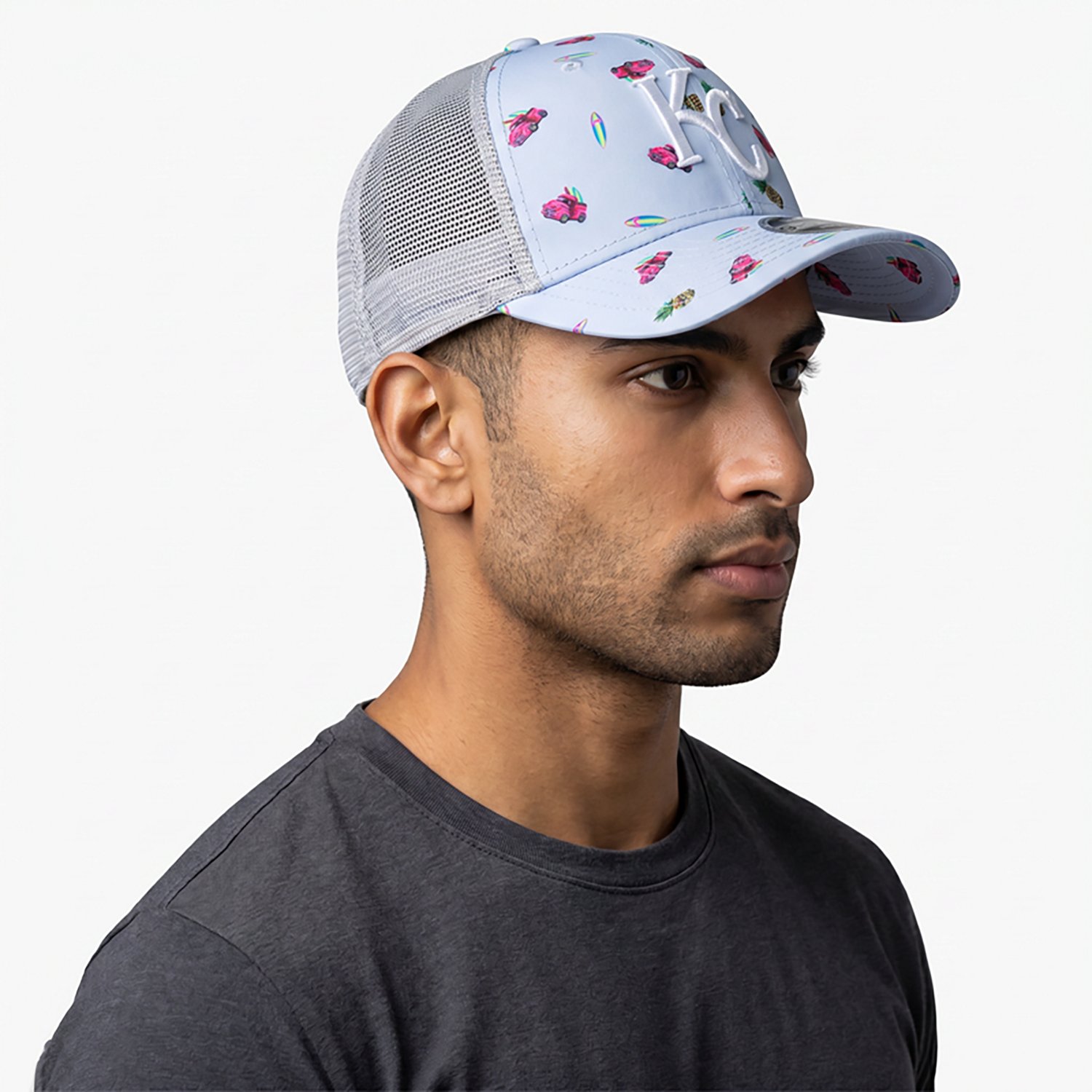 New Era Men's Kansas City Royals Pineapple Pattern 9SEVENTY Cap