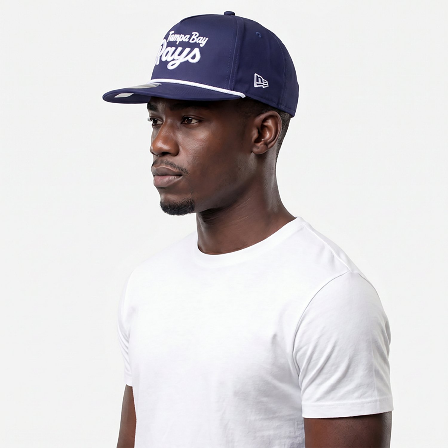 New Era Adults' Tampa Bay Rays Team Text Golfer Cap