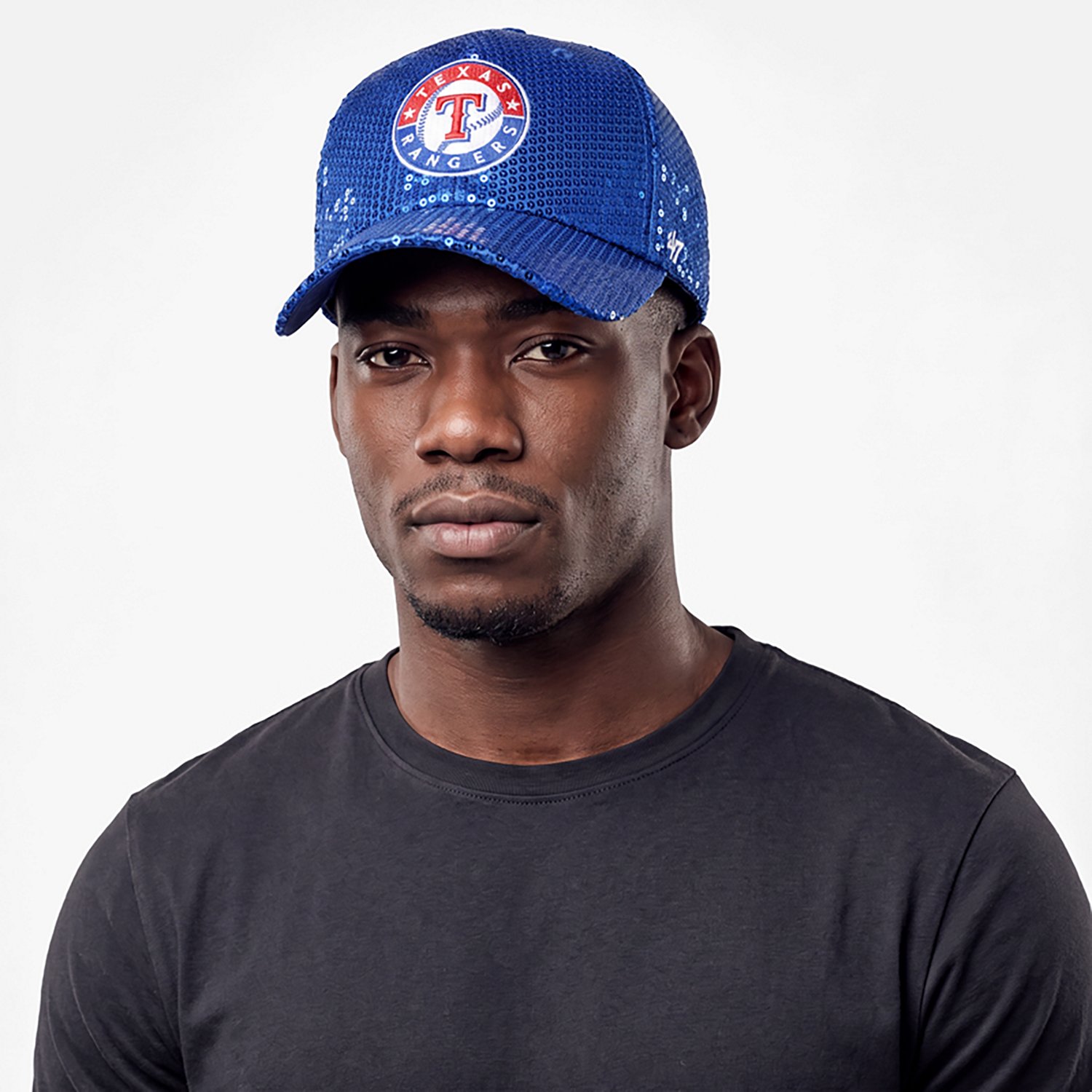 47 Women's Rangers Dazzle Logo 47 Clean Up Cap