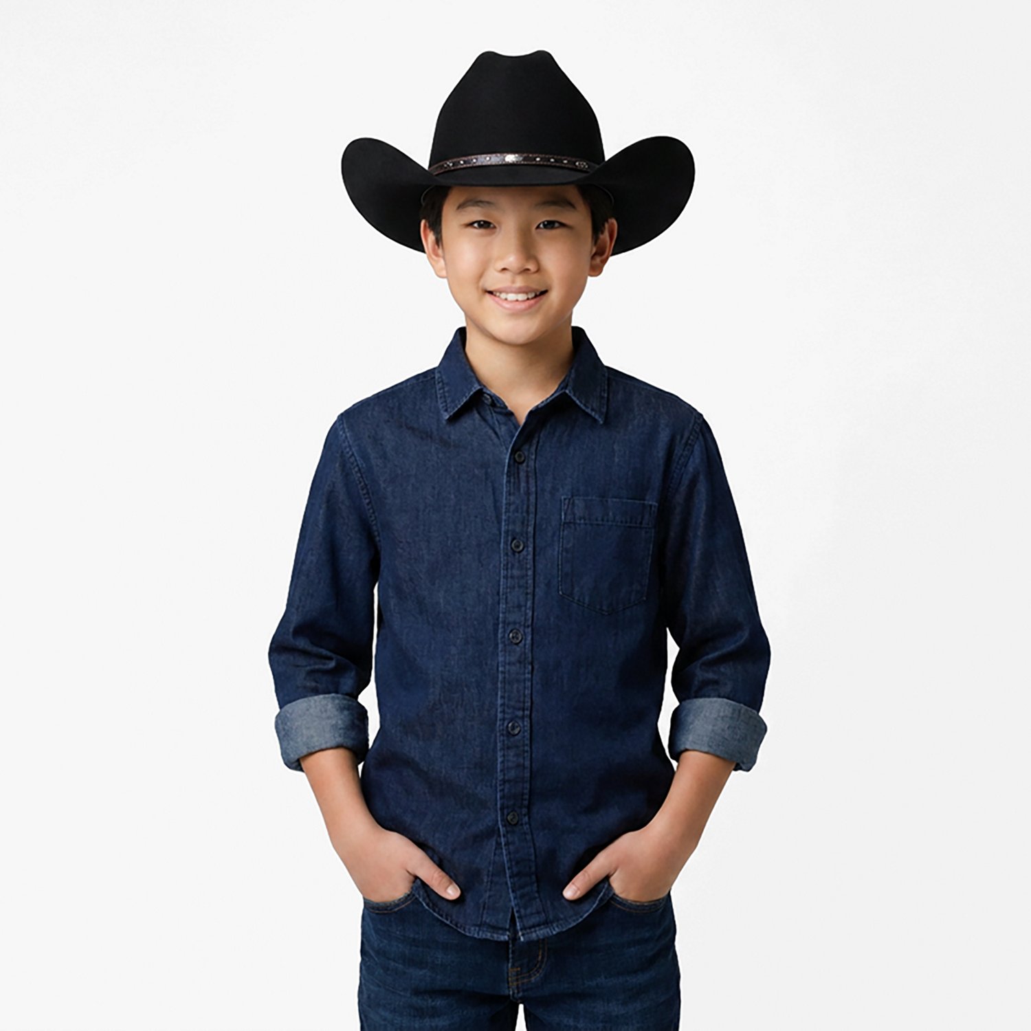 Justin Kids' Blackhills Jr Felt Hat - view number 2