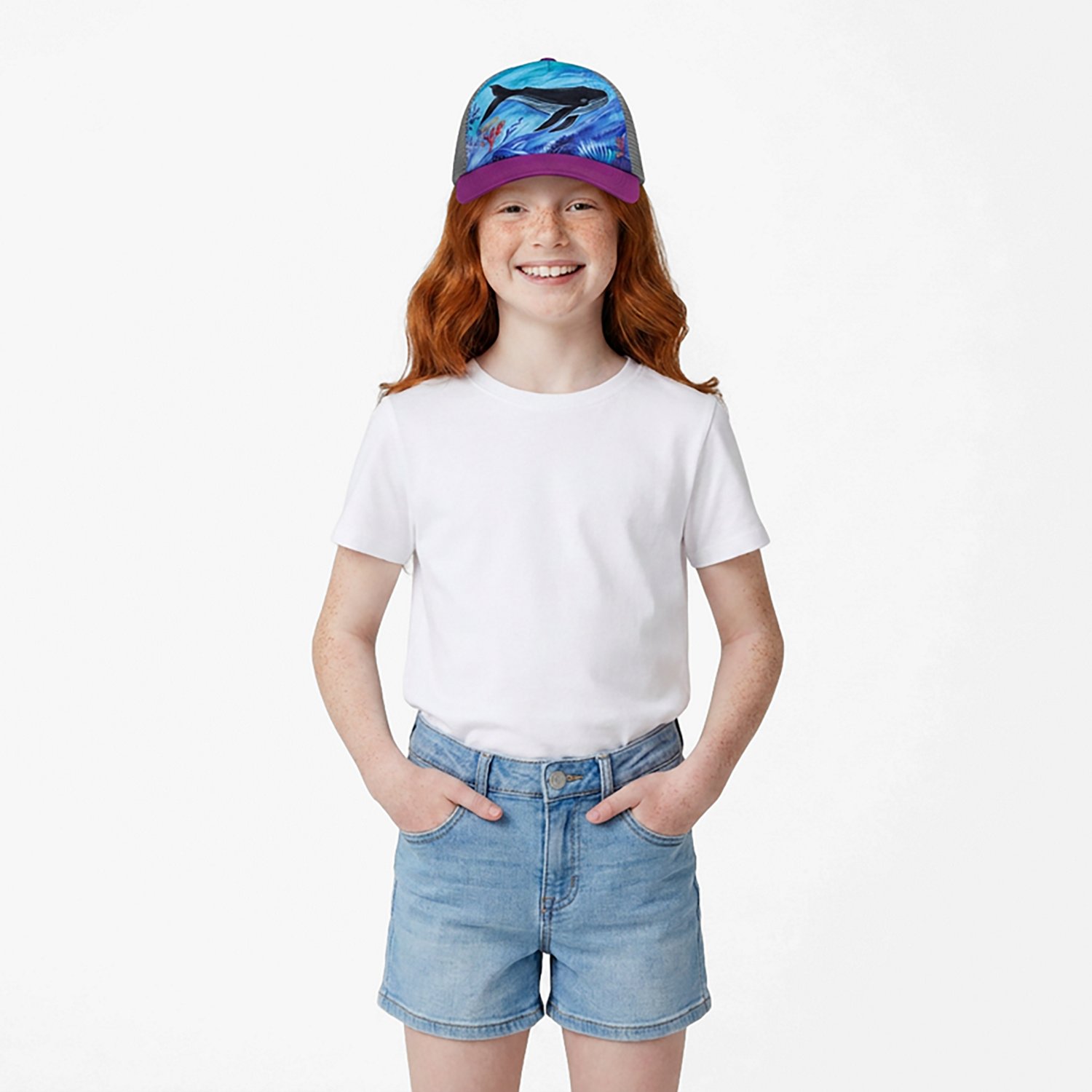 Sunday Afternoons Kids' Artist Series Whale Song Trucker Cap