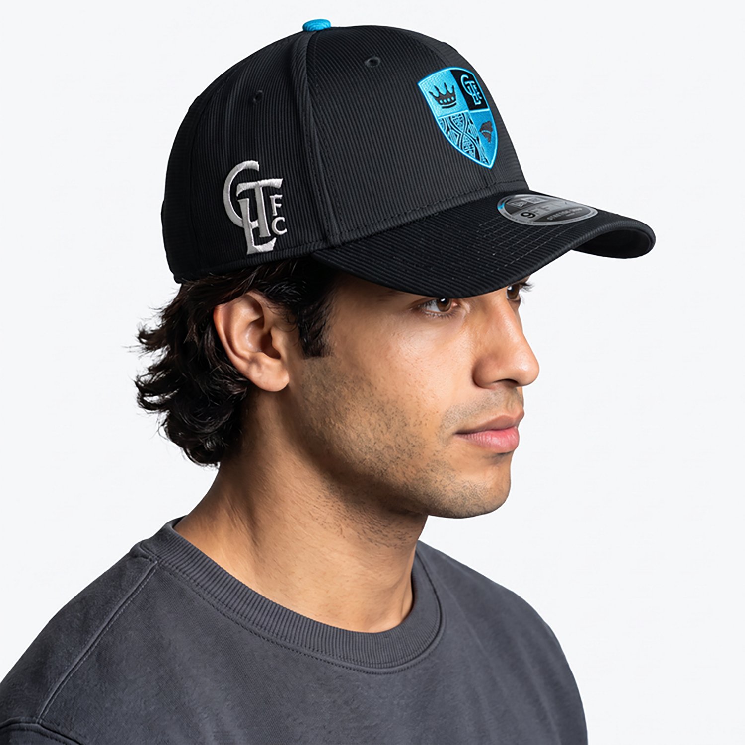 New Era Charlotte FC Adults' Jersey Hook 9SEVENTY Stretch Snap Cap - view number 2