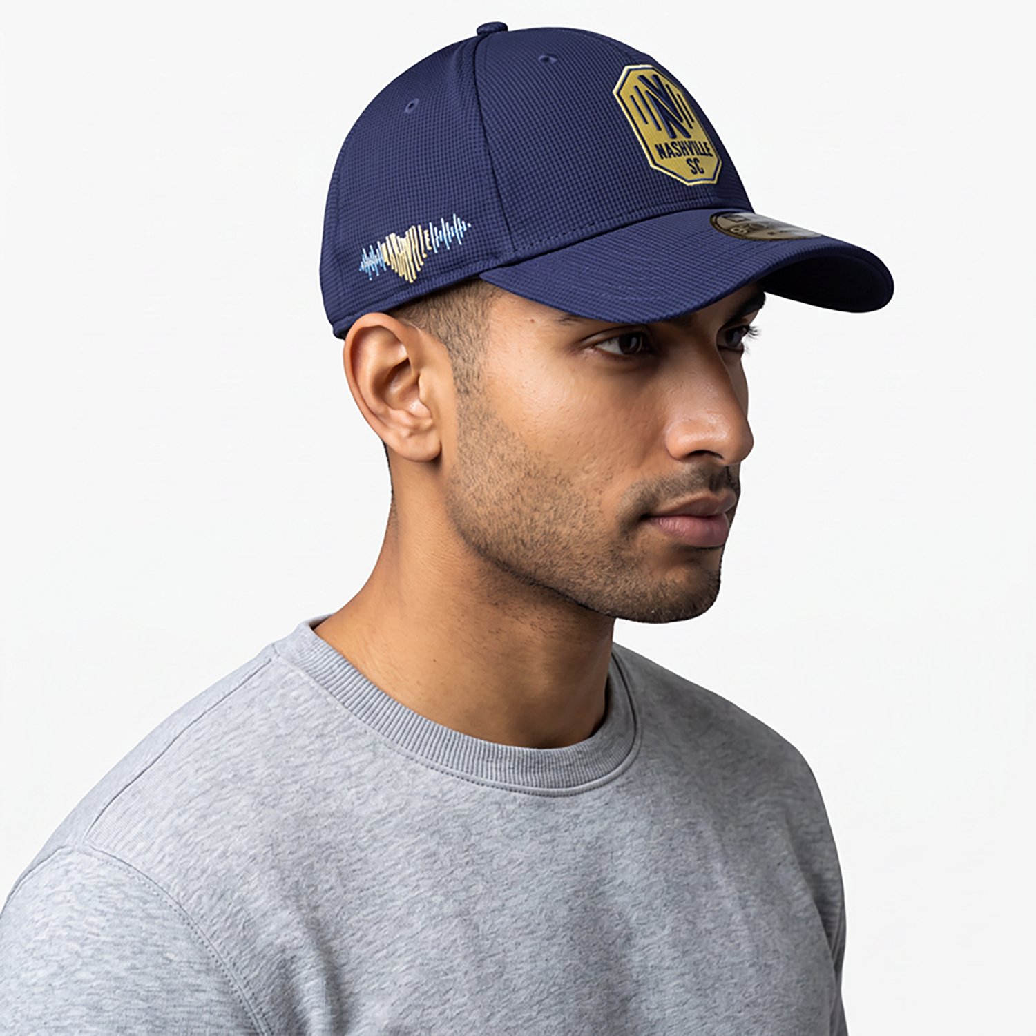 New Era Adults' Nashville SC Jersey Hook 9FORTY M-Crown A-Frame Snapback Cap - view number 2