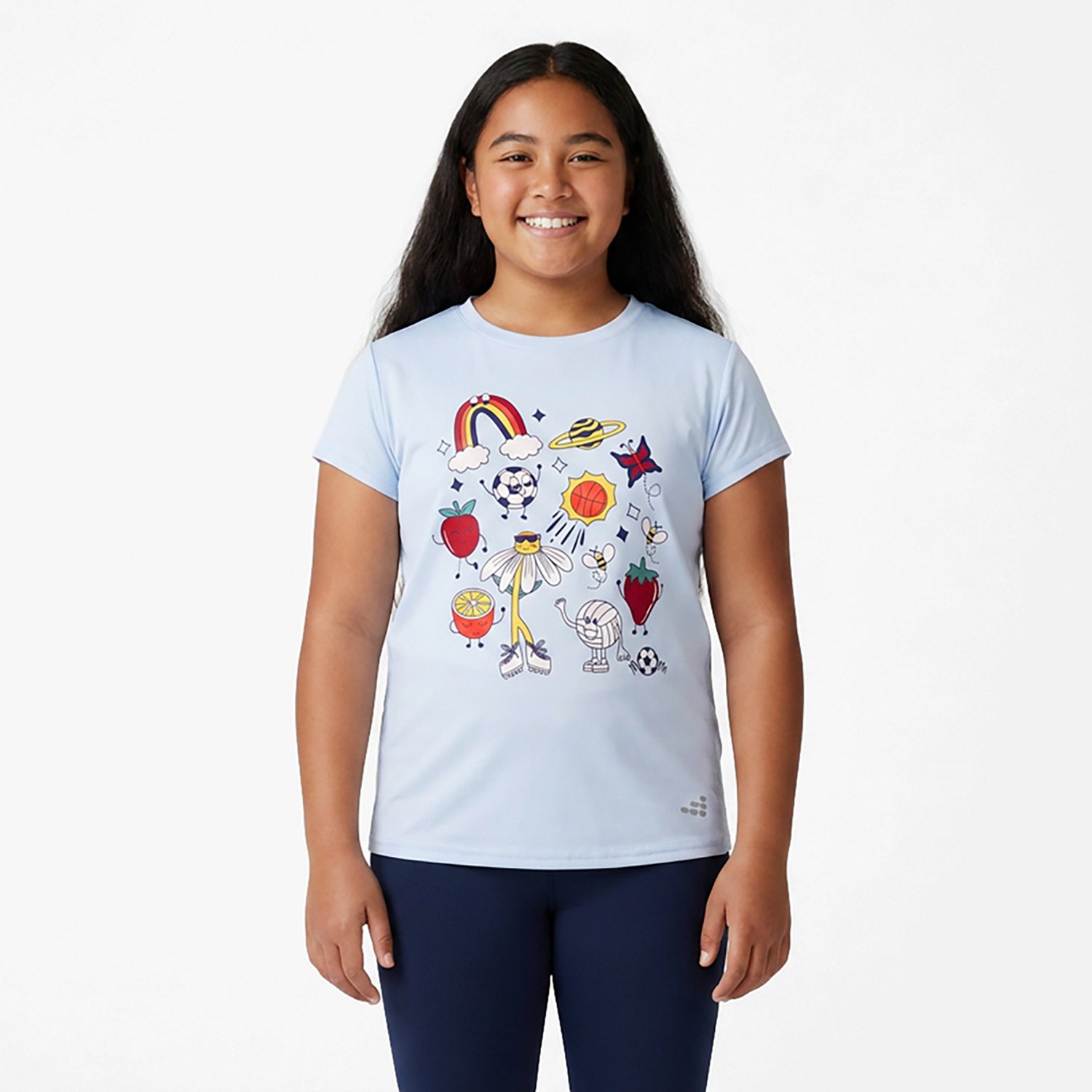 BCG Girls' Turbo Athletic Fruit Graphic T-shirt