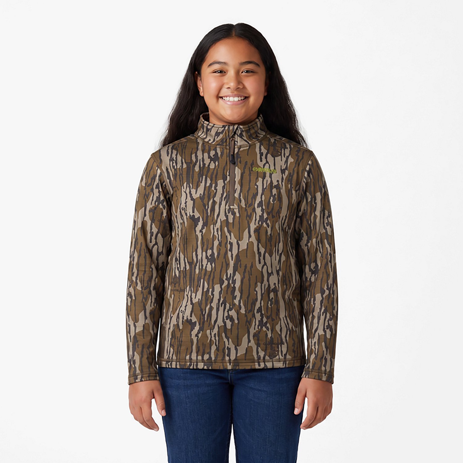 Magellan Outdoors Youth HuntGear Crockett 1/4 Zip Long Sleeve Pullover - view number 2