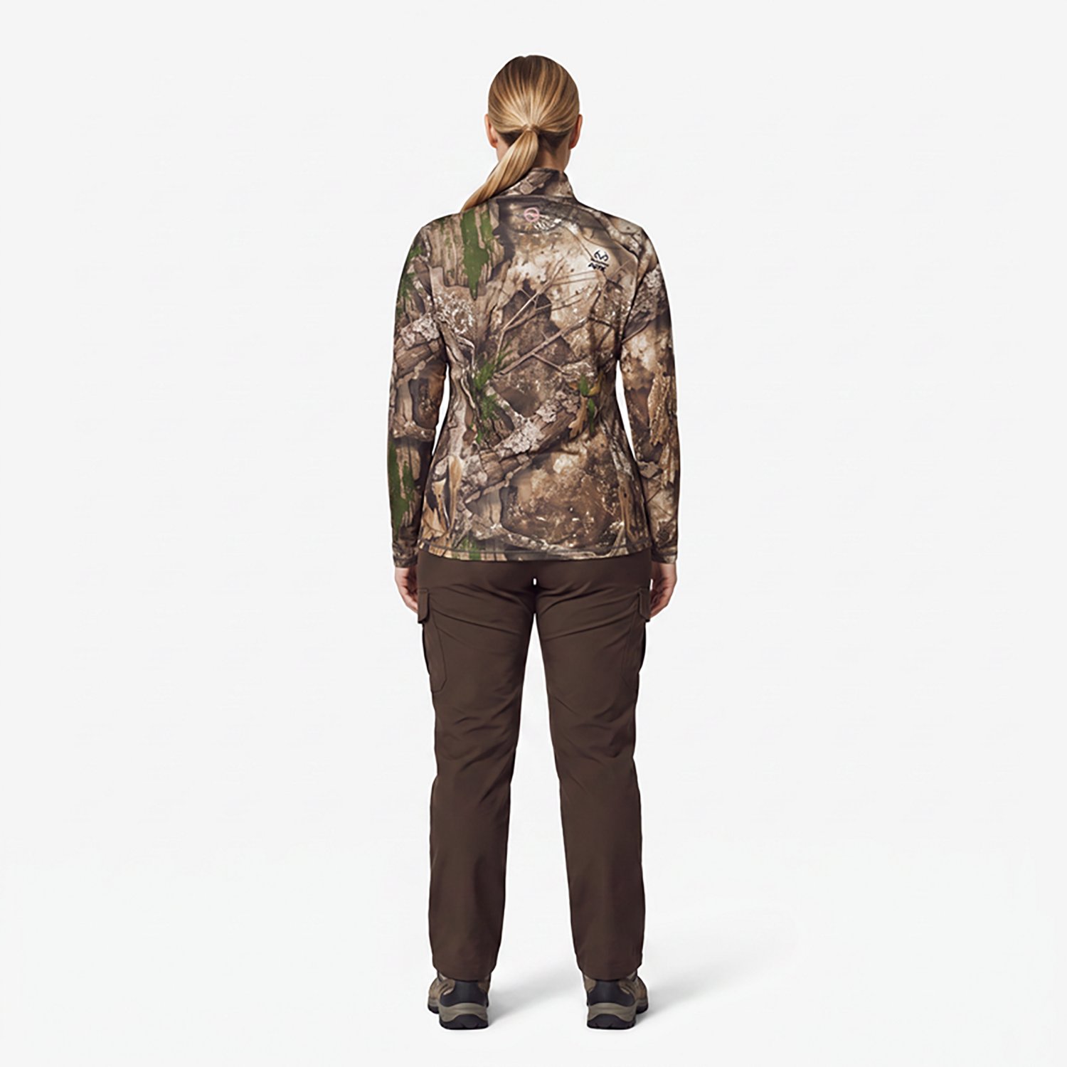 Magellan Outdoors Women's HuntGear Crockett 1/4 Zip Long Sleeve Pullover - view number 4