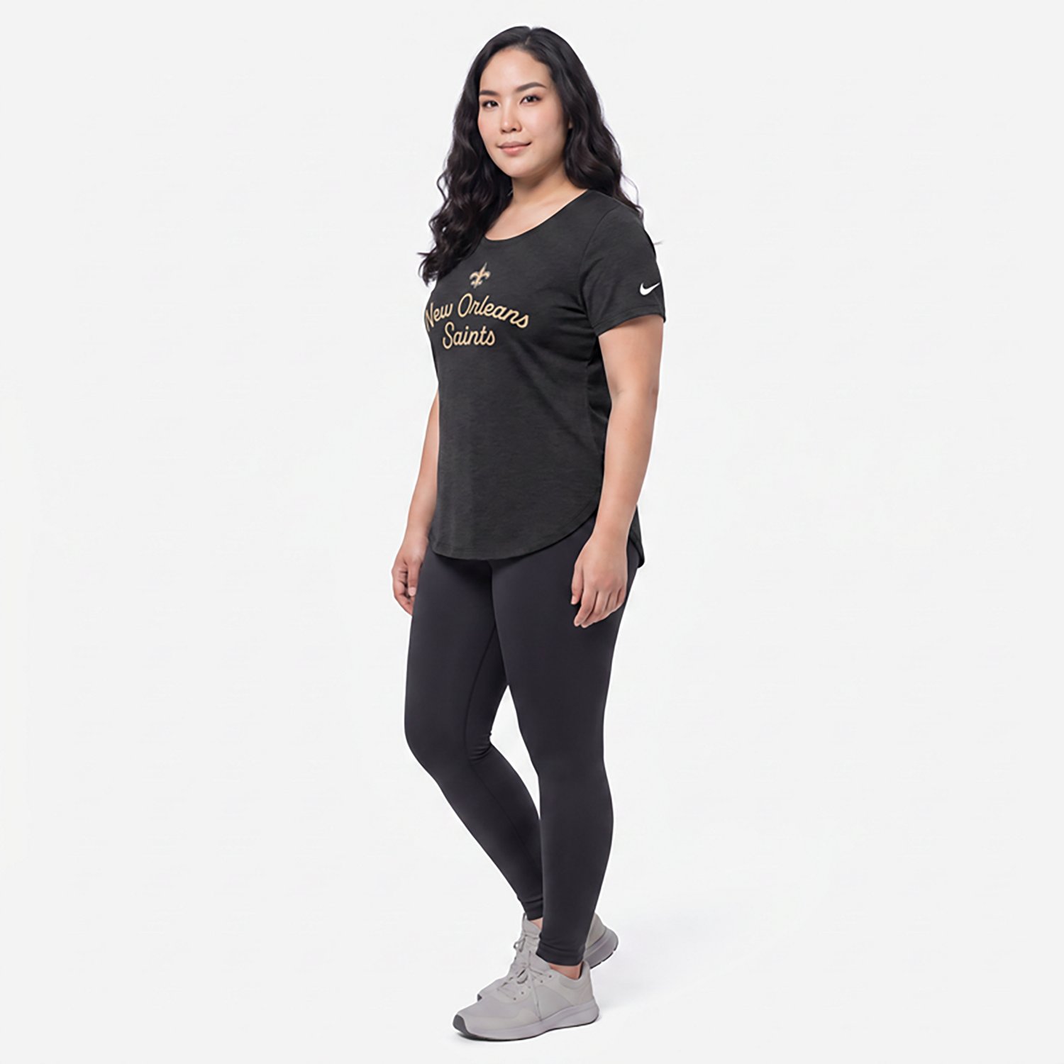 Nike Women's New Orleans Saints Triblend Fashion Top - view number 2