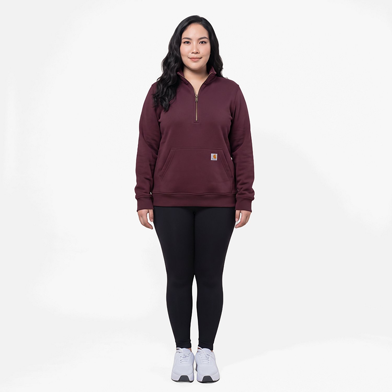 Carhartt Women's Mock Neck 1/4-Zip Sweatshirt