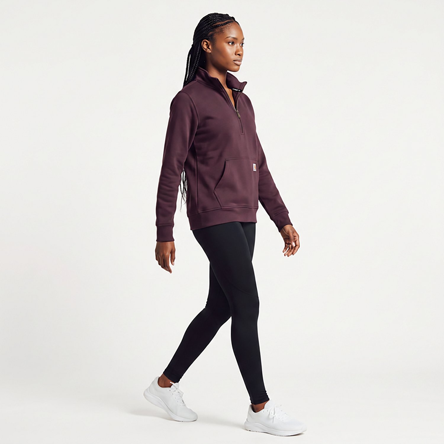 Carhartt Women's Mock Neck 1/4-Zip Sweatshirt - view number 3