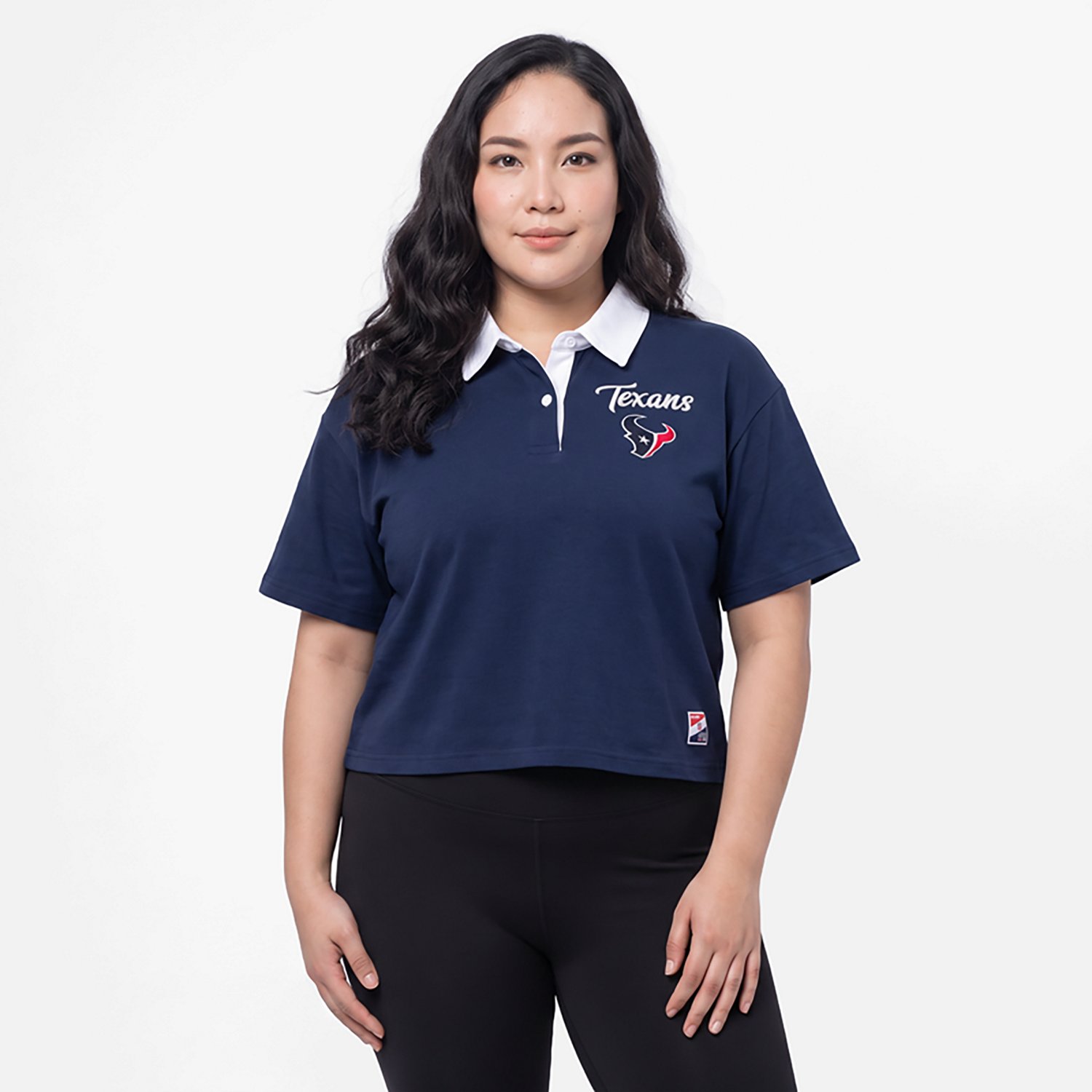 New Era Women's Houston Texans Boxy Polo Shirt