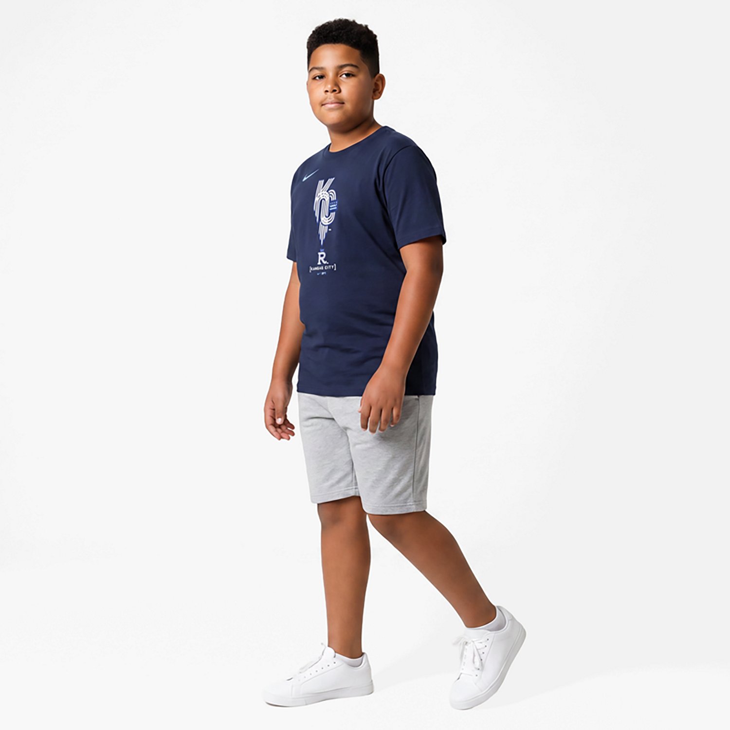 Nike Boys' 4-7 Royals City Connect Logo T-shirt
