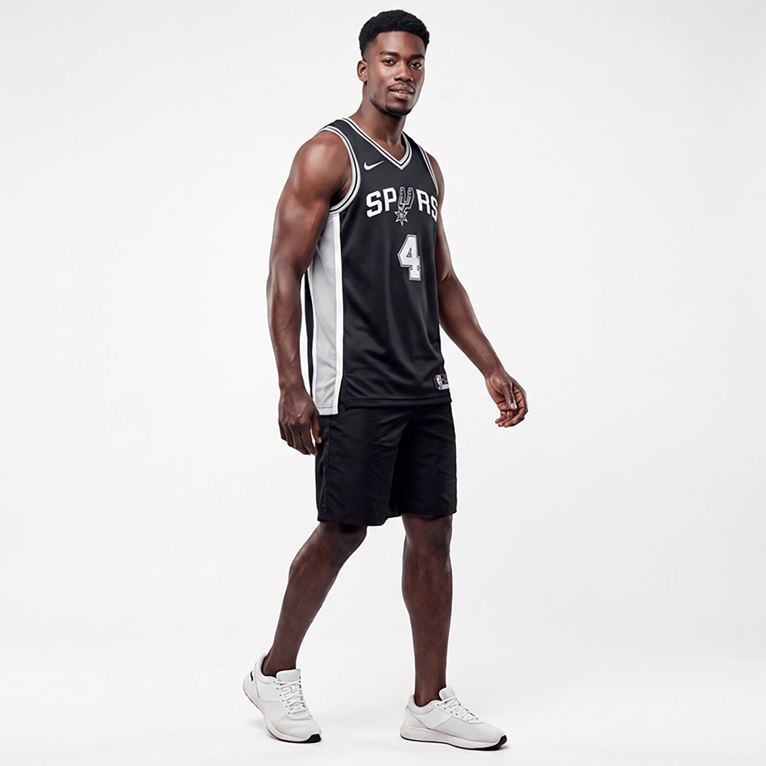 Unisex Nike De'Aaron Fox San Antonio Spurs Swingman Player Jersey - Icon Edition - view number 2