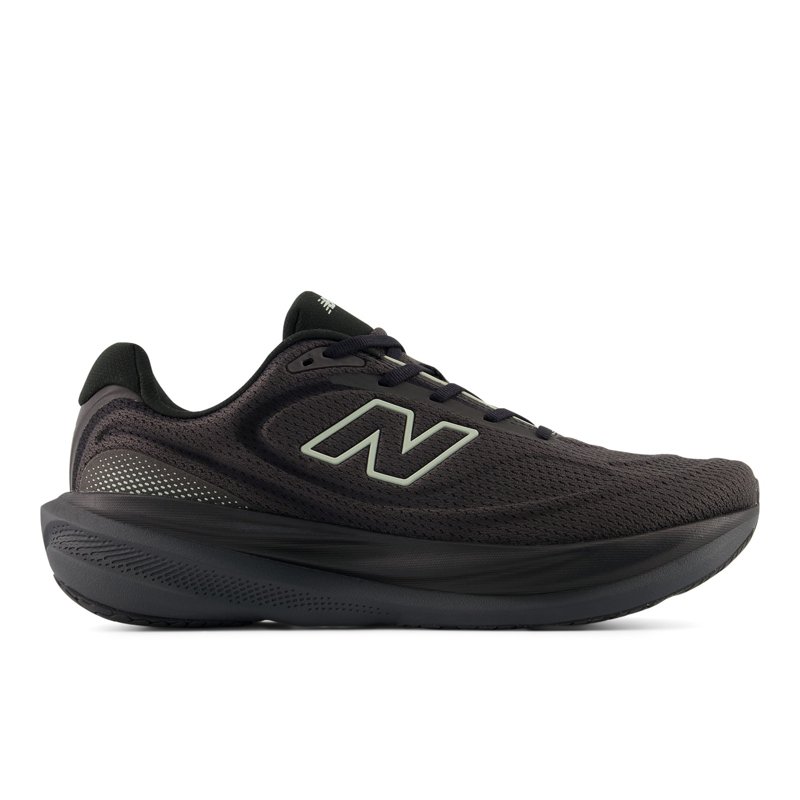 New Balance Men's 1080v15 Running Shoes, 8 N, Black/Faded Black