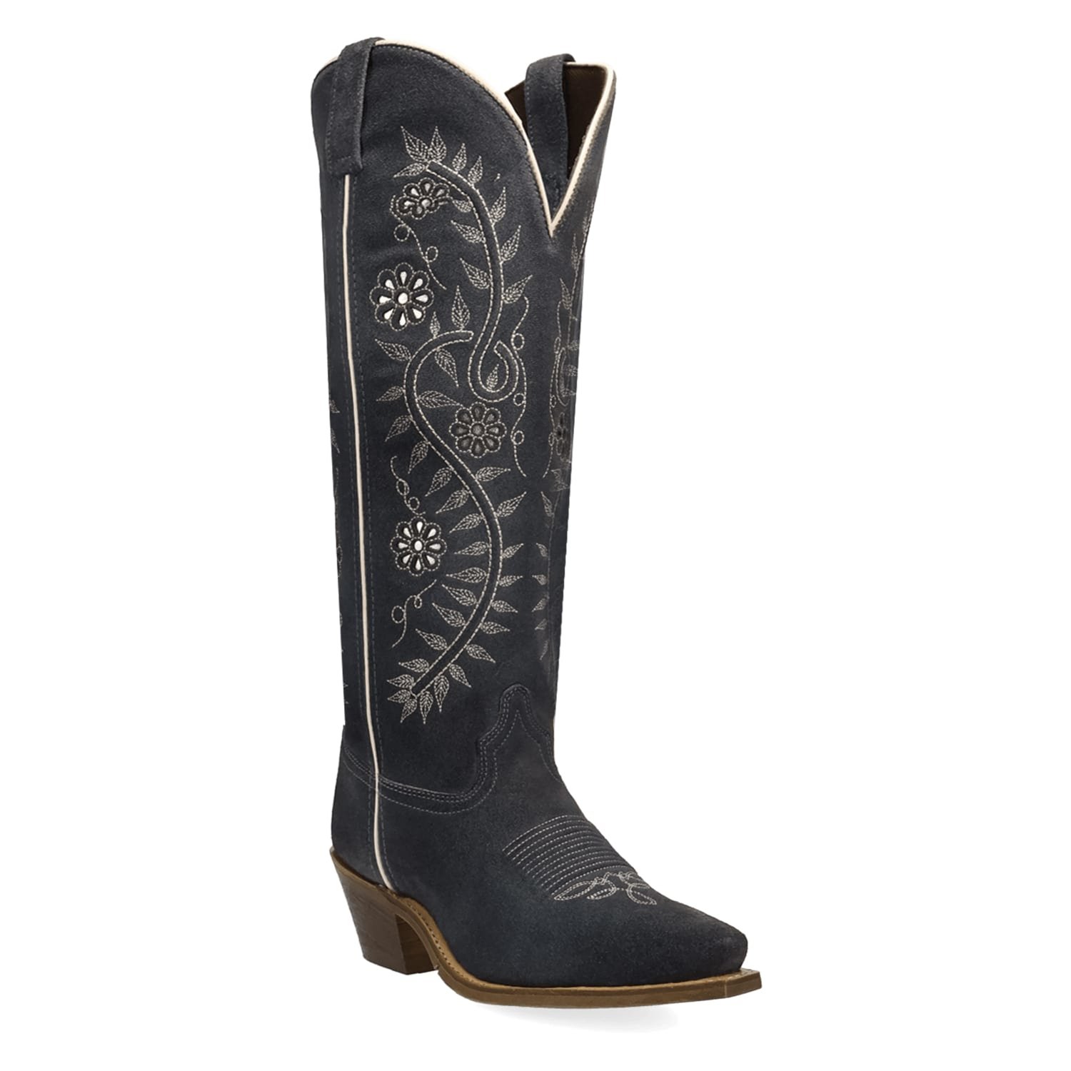 Laredo Women's Solara Suede Leather Cowboy Boots - view number 3