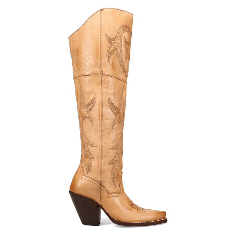 Dan Post Boots Jilted Leather Snip Toe Zippered Cowboy Boots