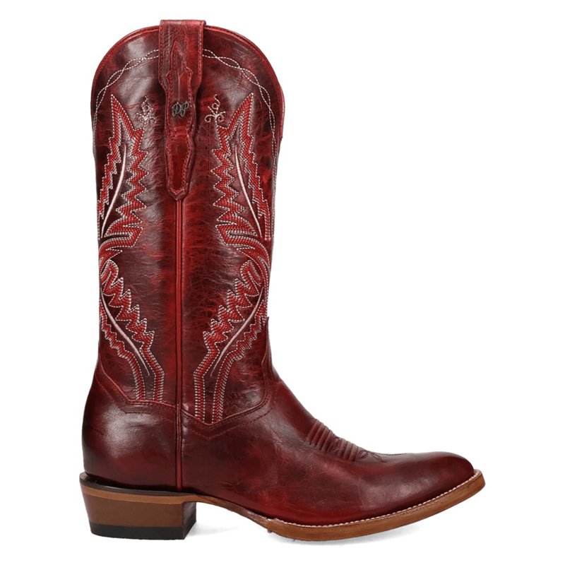 Dan Post Boots Juni Leather Pointed Toe Pull On Cowboy Boots