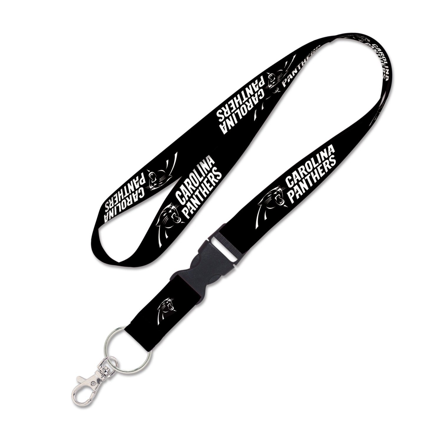 WinCraft Carolina Panthers Blackout Lanyard
