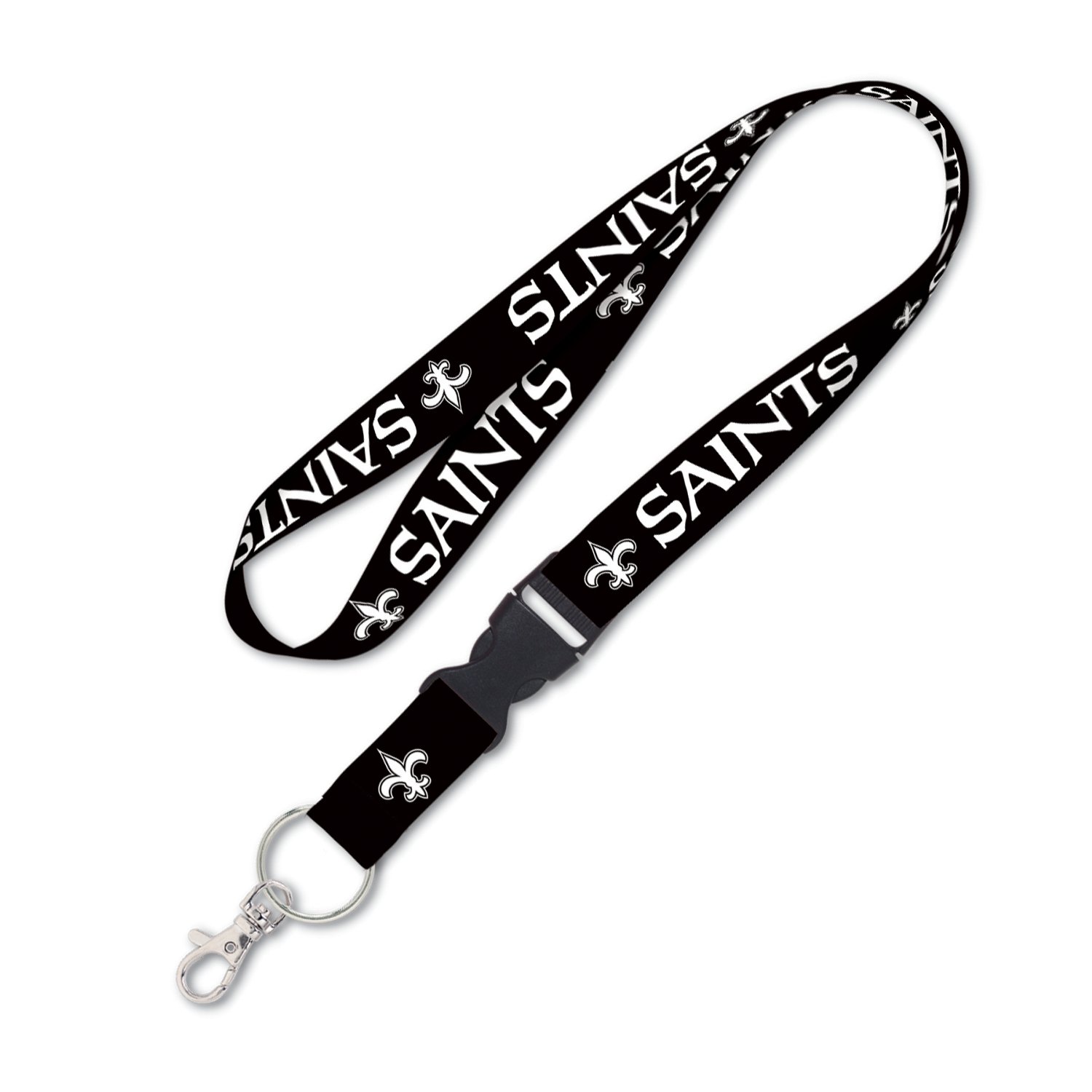 WinCraft New Orleans Saints Blackout Lanyard