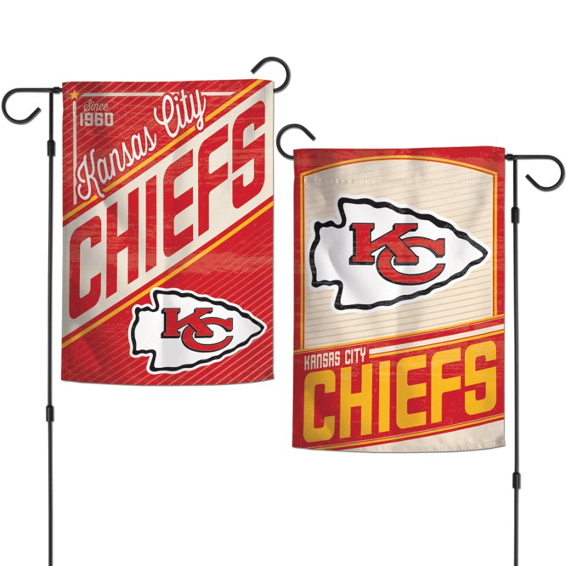 WinCraft Kansas City Chiefs Retro 2-Sided Garden Flag
