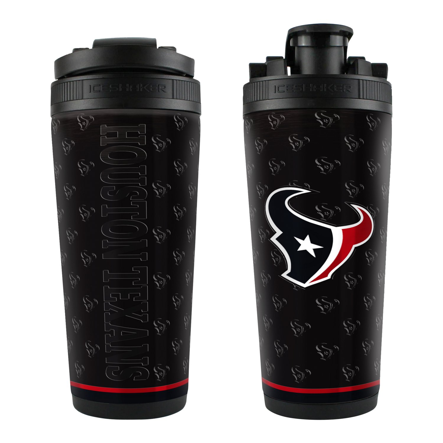 WinCraft Houston Texans 26 oz 4D Midnight Ice Shaker