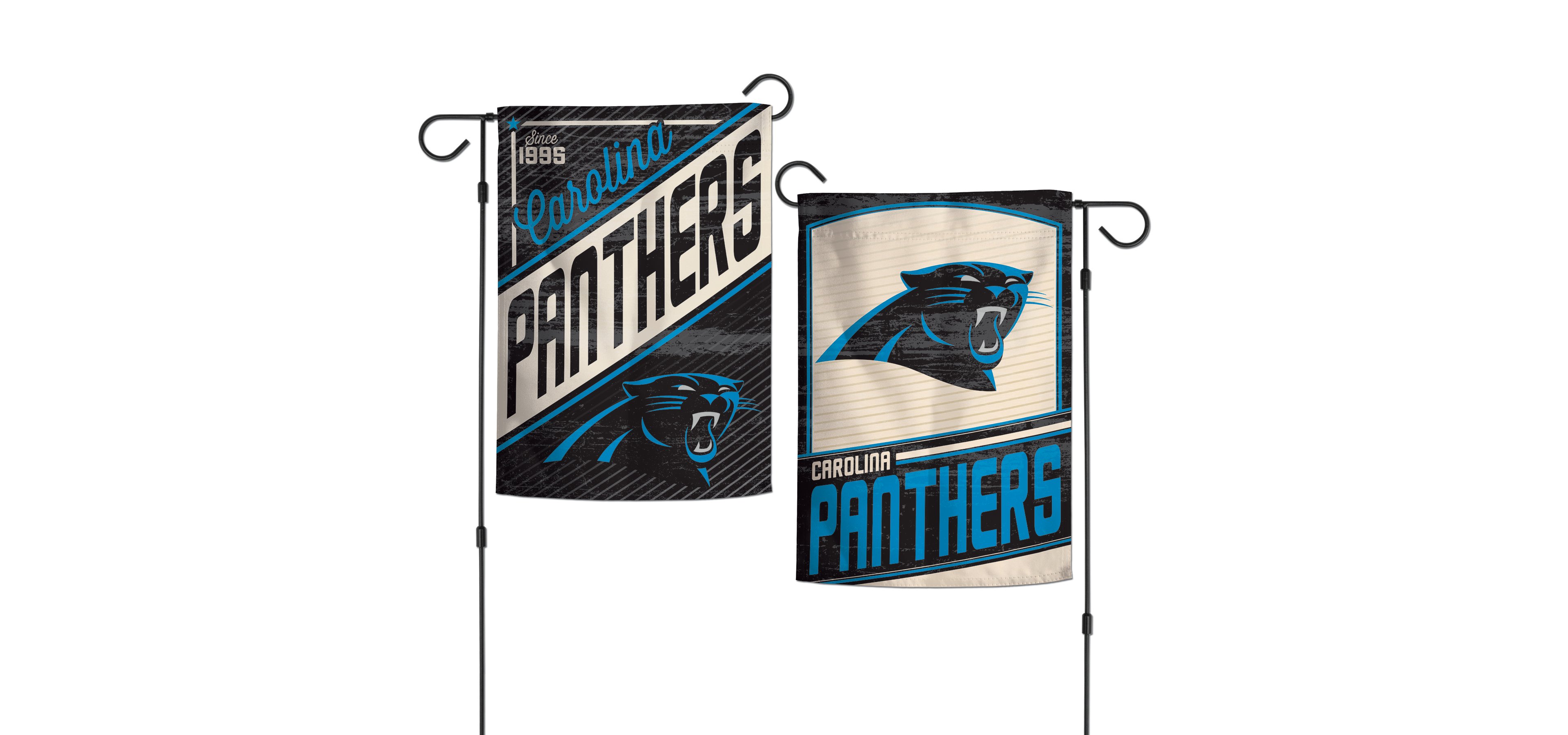 WinCraft Carolina Panthers Retro 2-Sided Garden Flag
