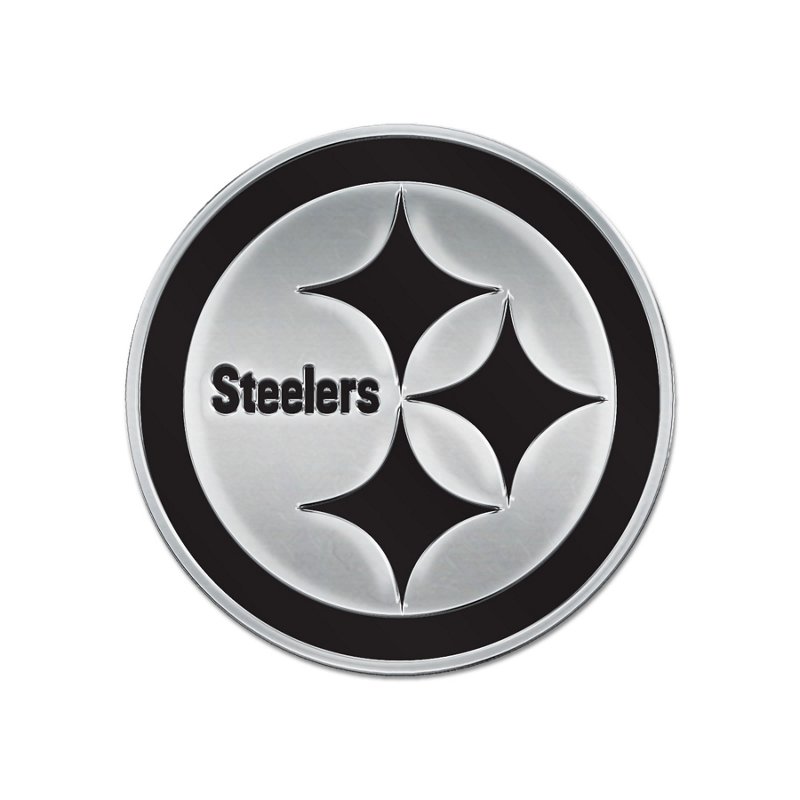 WinCraft Pittsburgh Steelers Chrome Auto Emblem