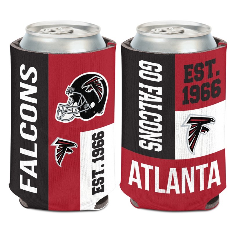 WinCraft Atlanta Falcons Color Block Can Cooler