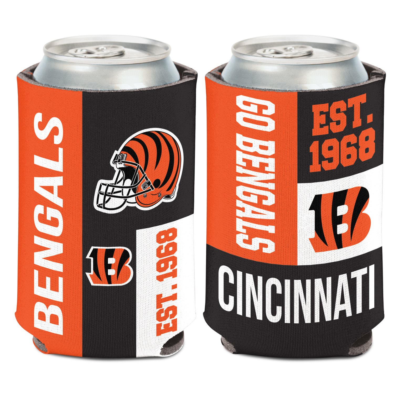 WinCraft Cincinnati Bengals Color Block Can Cooler