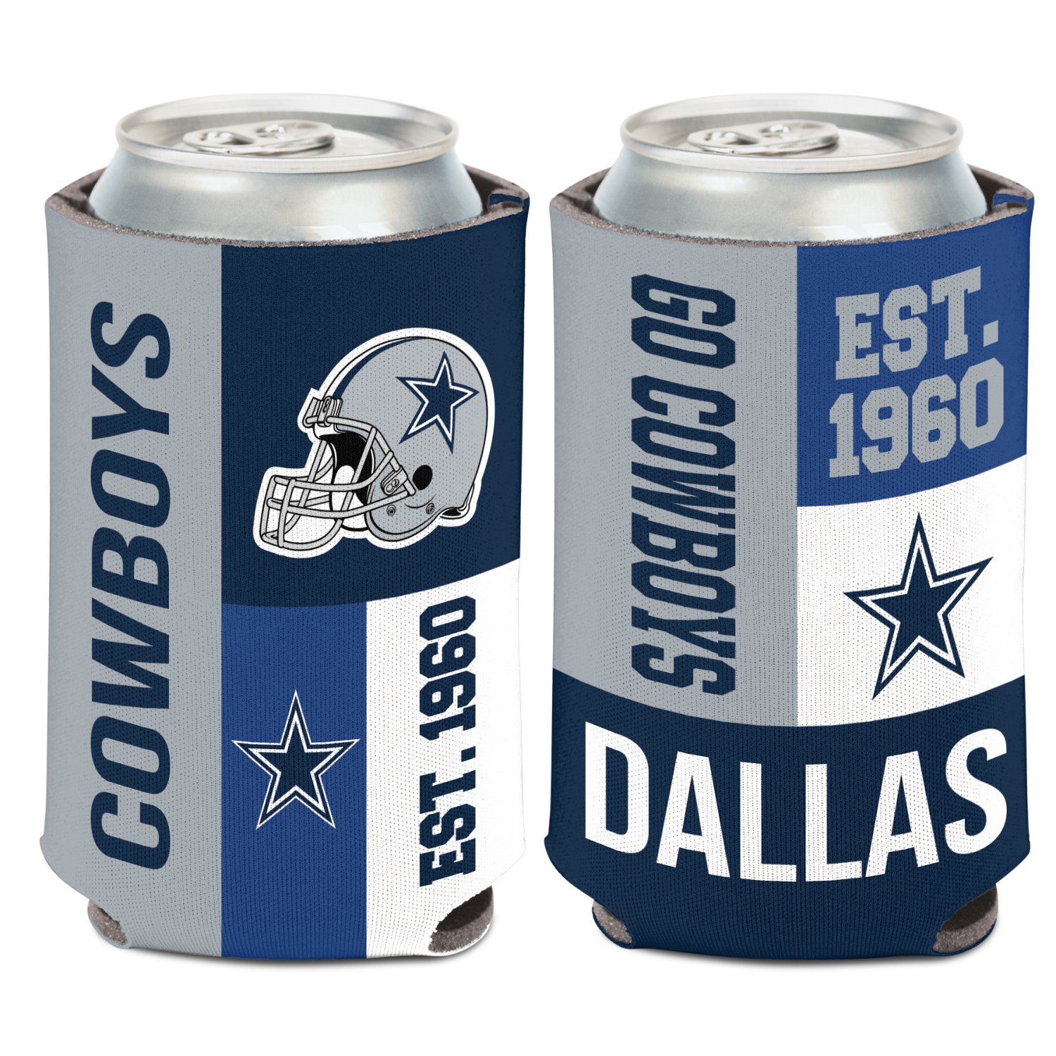 WinCraft Dallas Cowboys Color Block Can Cooler