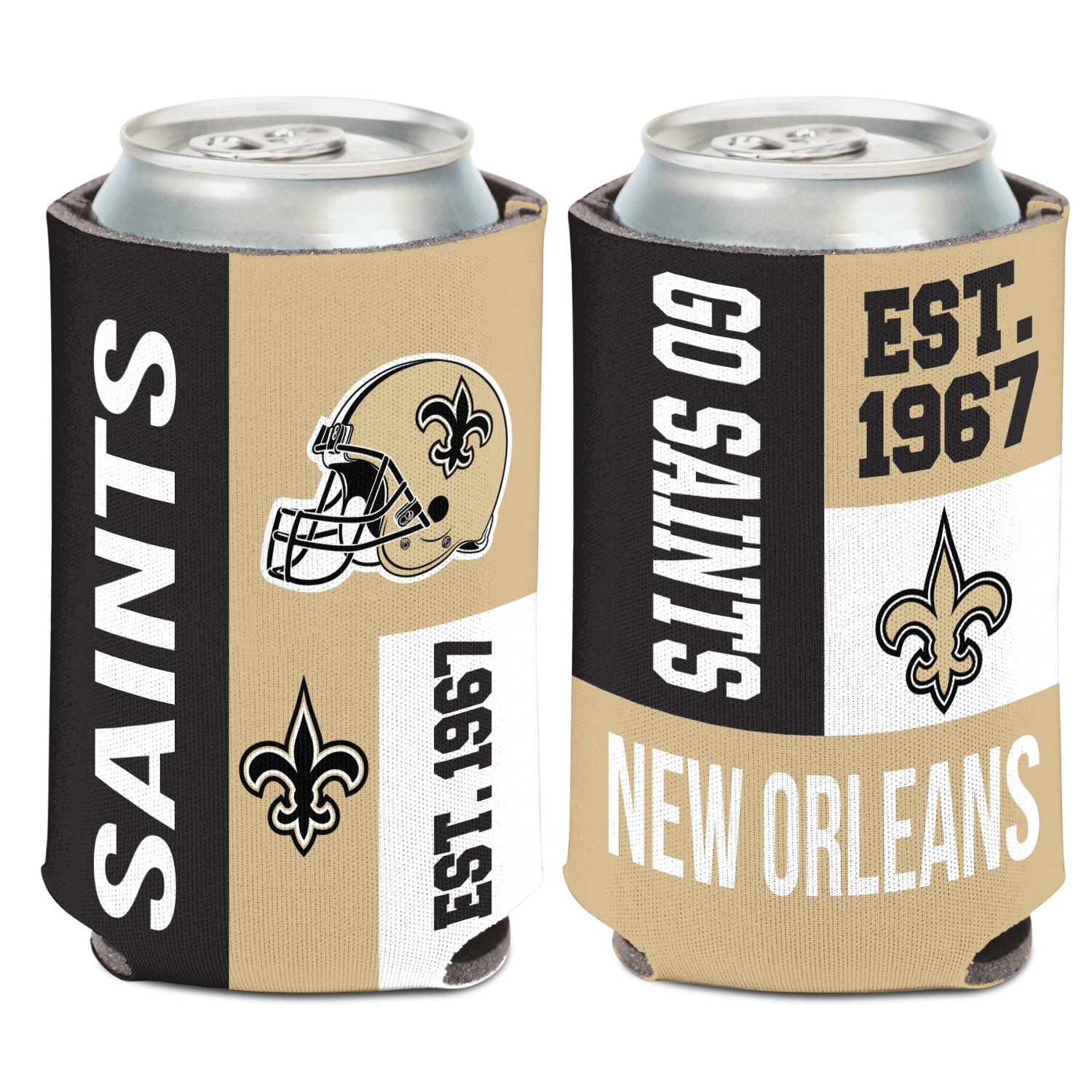 WinCraft New Orleans Saints Color Block Can Cooler