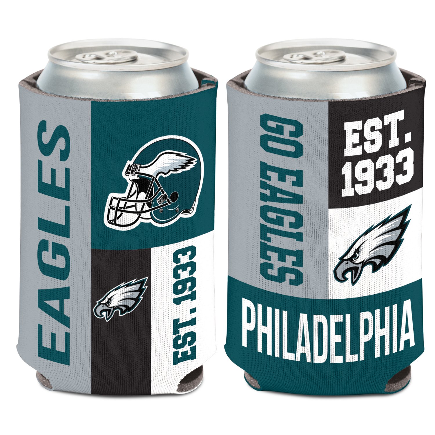 WinCraft Philadelphia Eagles Color Block Can Cooler