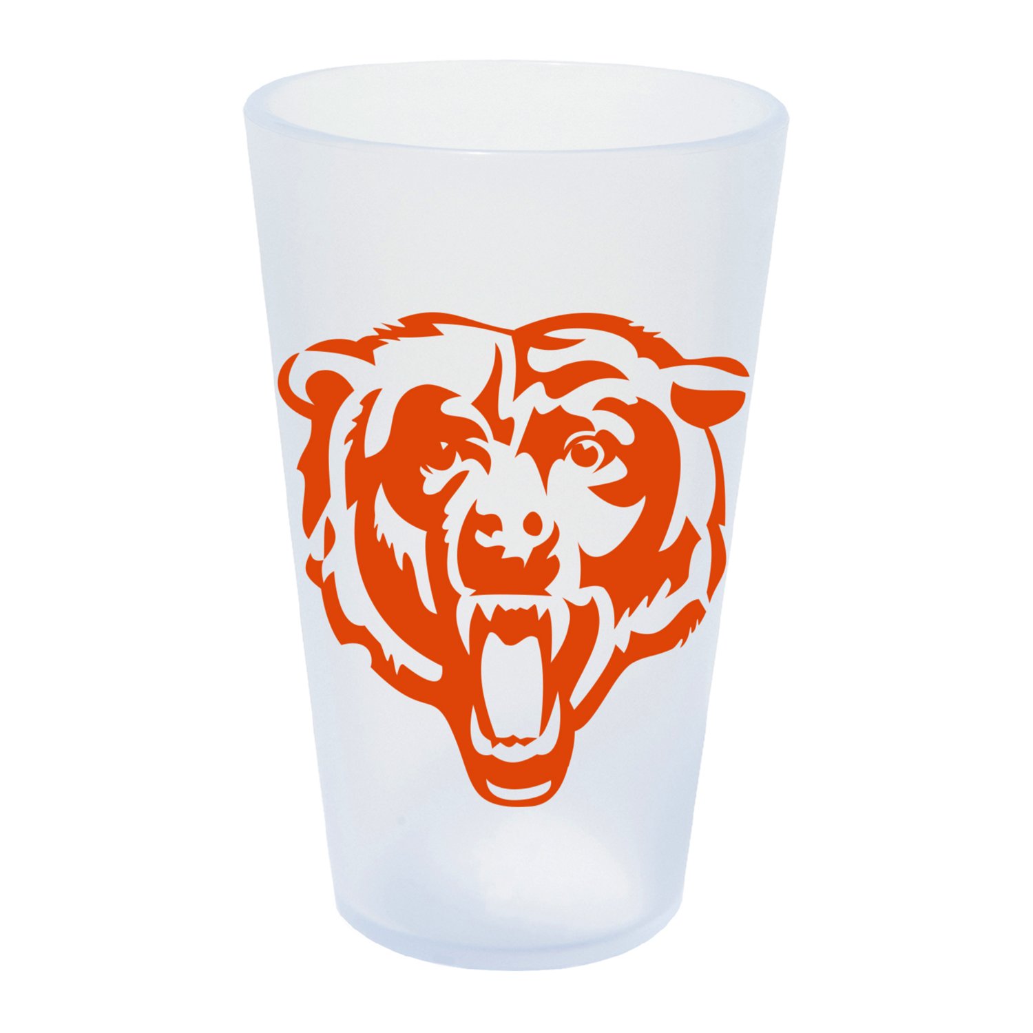 WinCraft Chicago Bears 16 oz Icicle Silicone Pint Glass