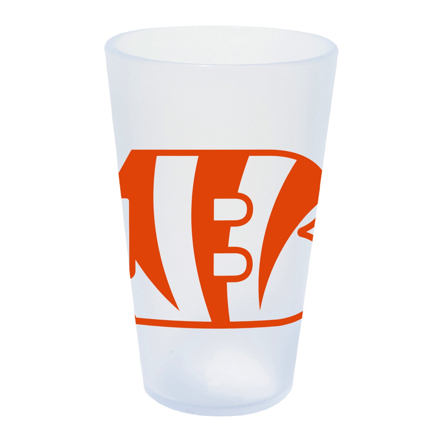 WinCraft Cincinnati Bengals 16 oz Icicle Silicone Pint Glass