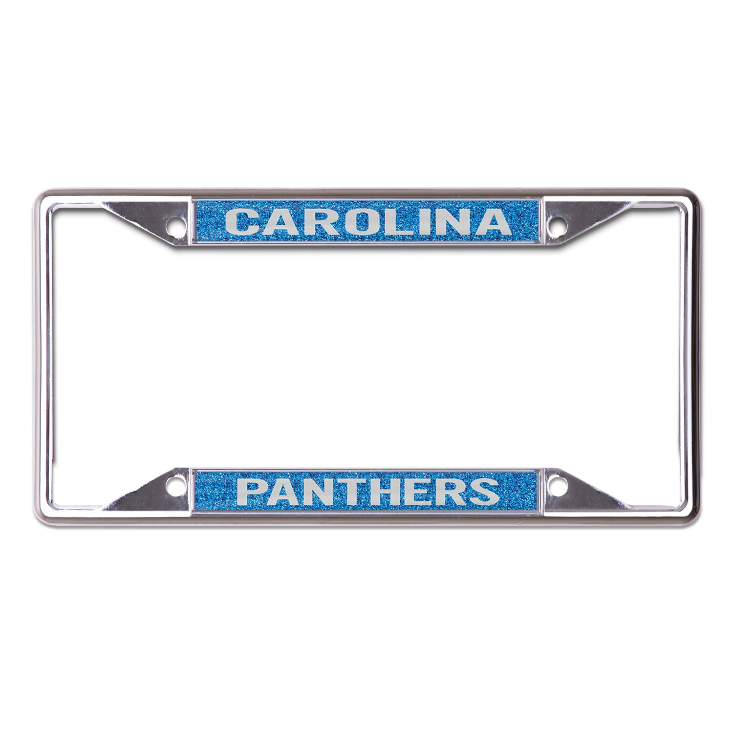 WinCraft Carolina Panthers Glitter License Plate Frame