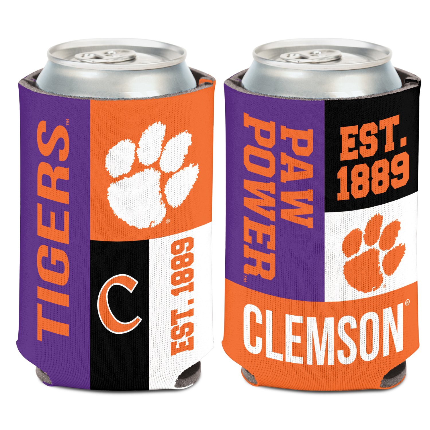 WinCraft Clemson University Color Block Can Cooler