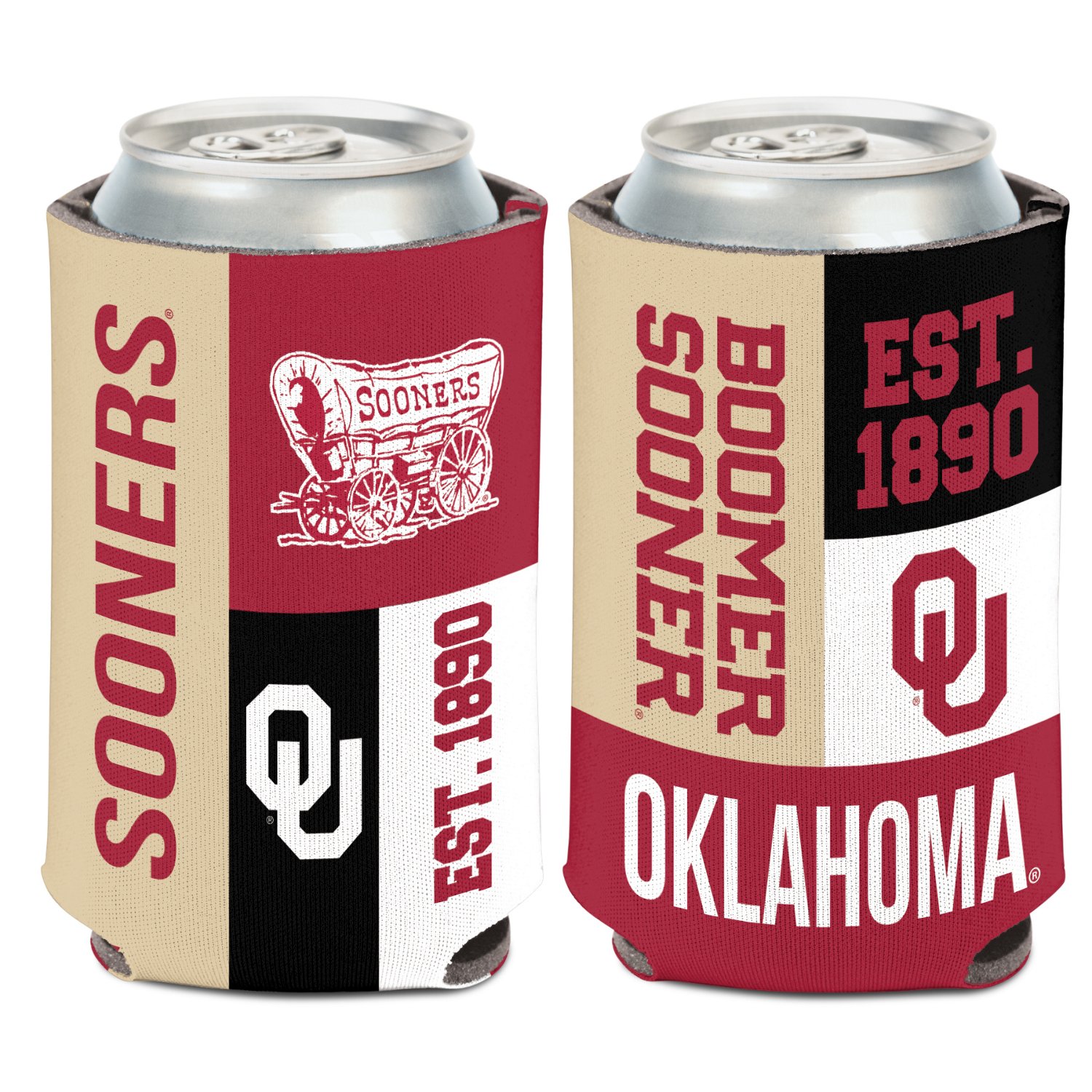 WinCraft University of Oklahoma Color Block Can Cooler