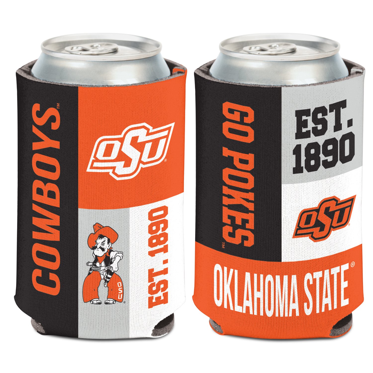 WinCraft Oklahoma State University Color Block Can Cooler
