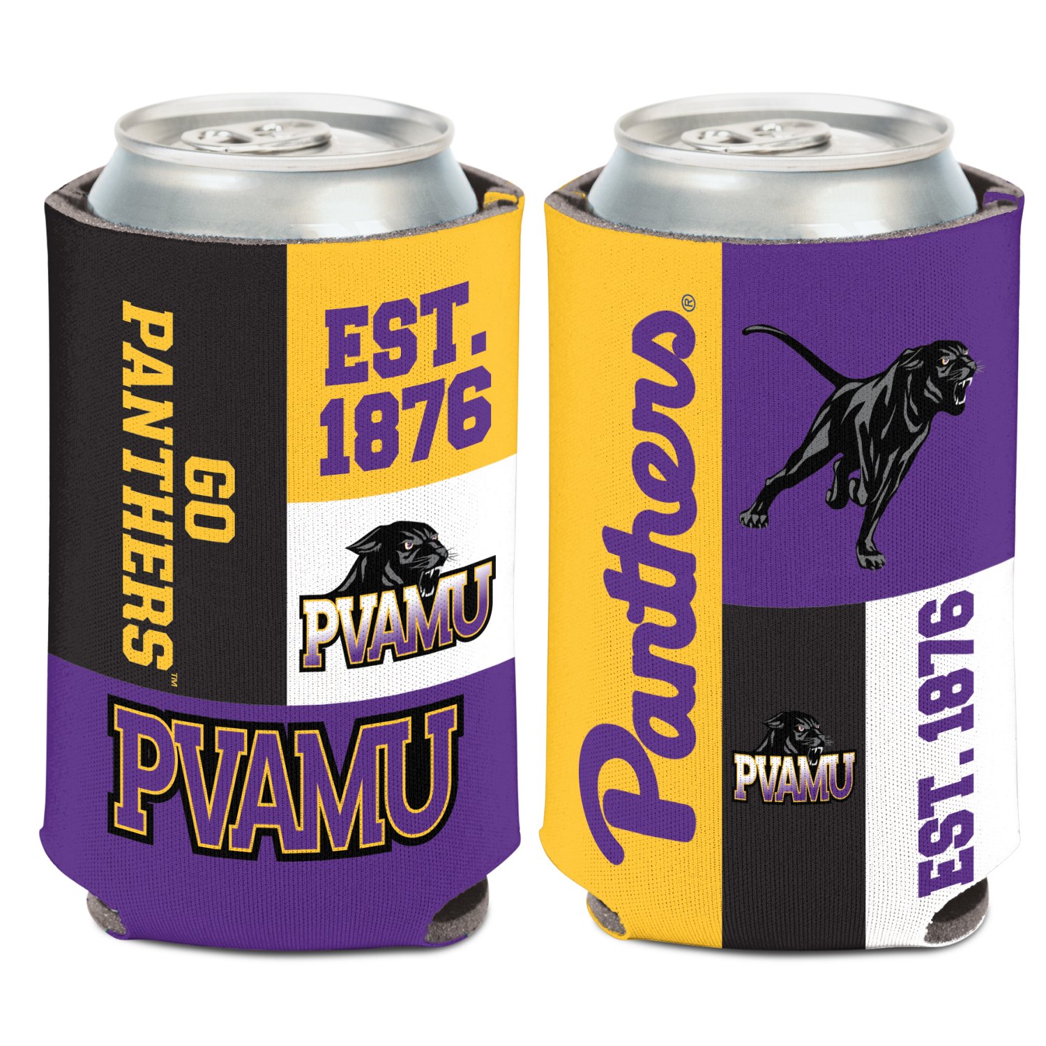 WinCraft Prairie View A&M University Color Block Can Cooler