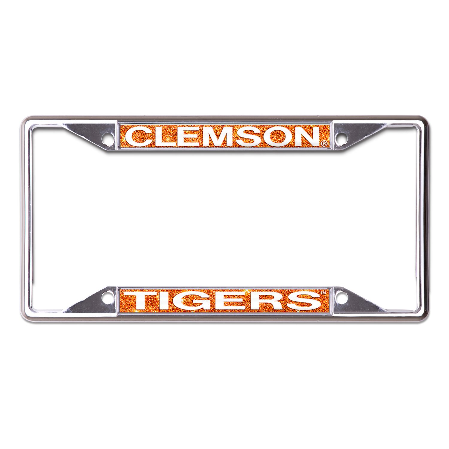 WinCraft Clemson University Glitter License Plate Frame
