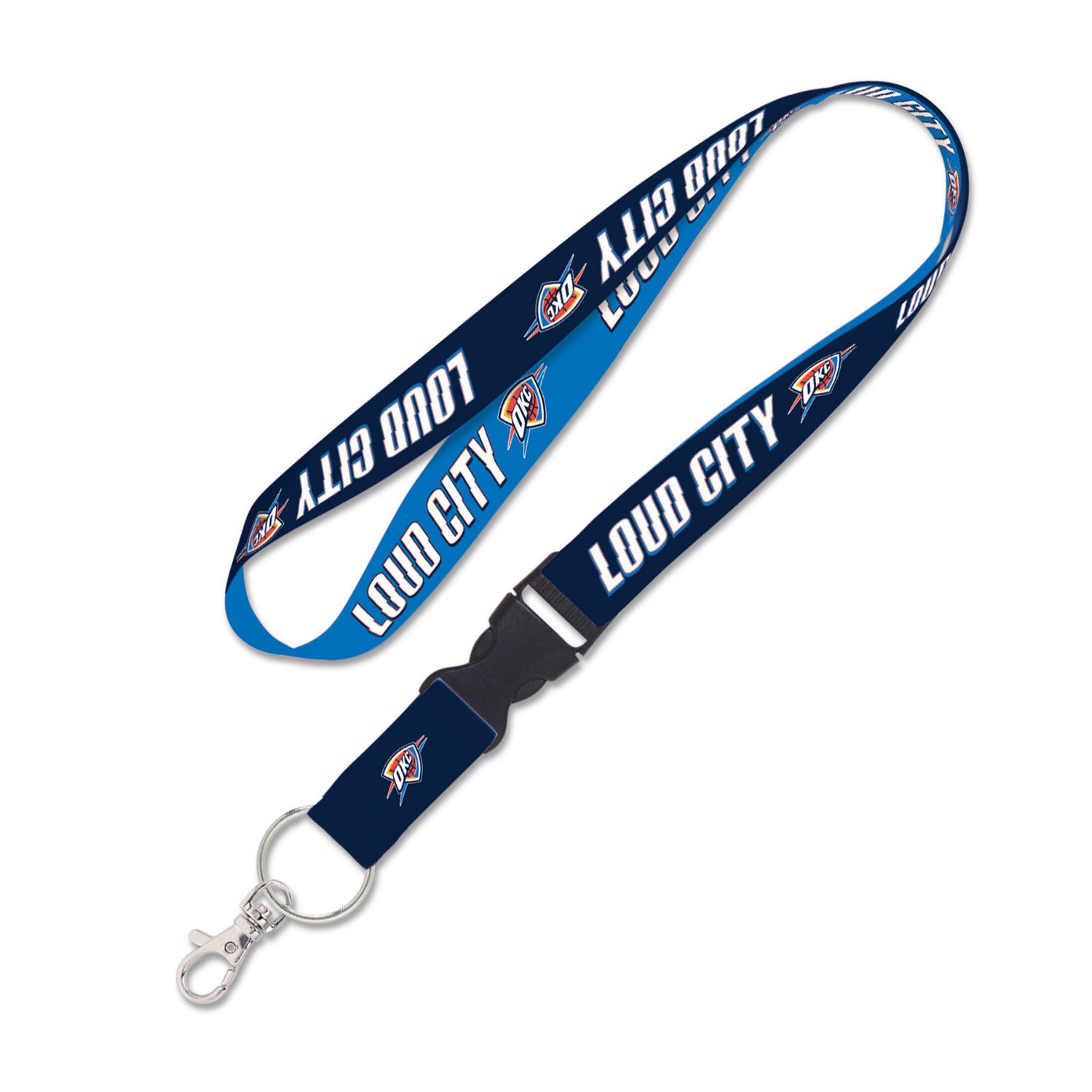 WinCraft Oklahoma City Thunder Slogan Lanyard with Detachable Buckle