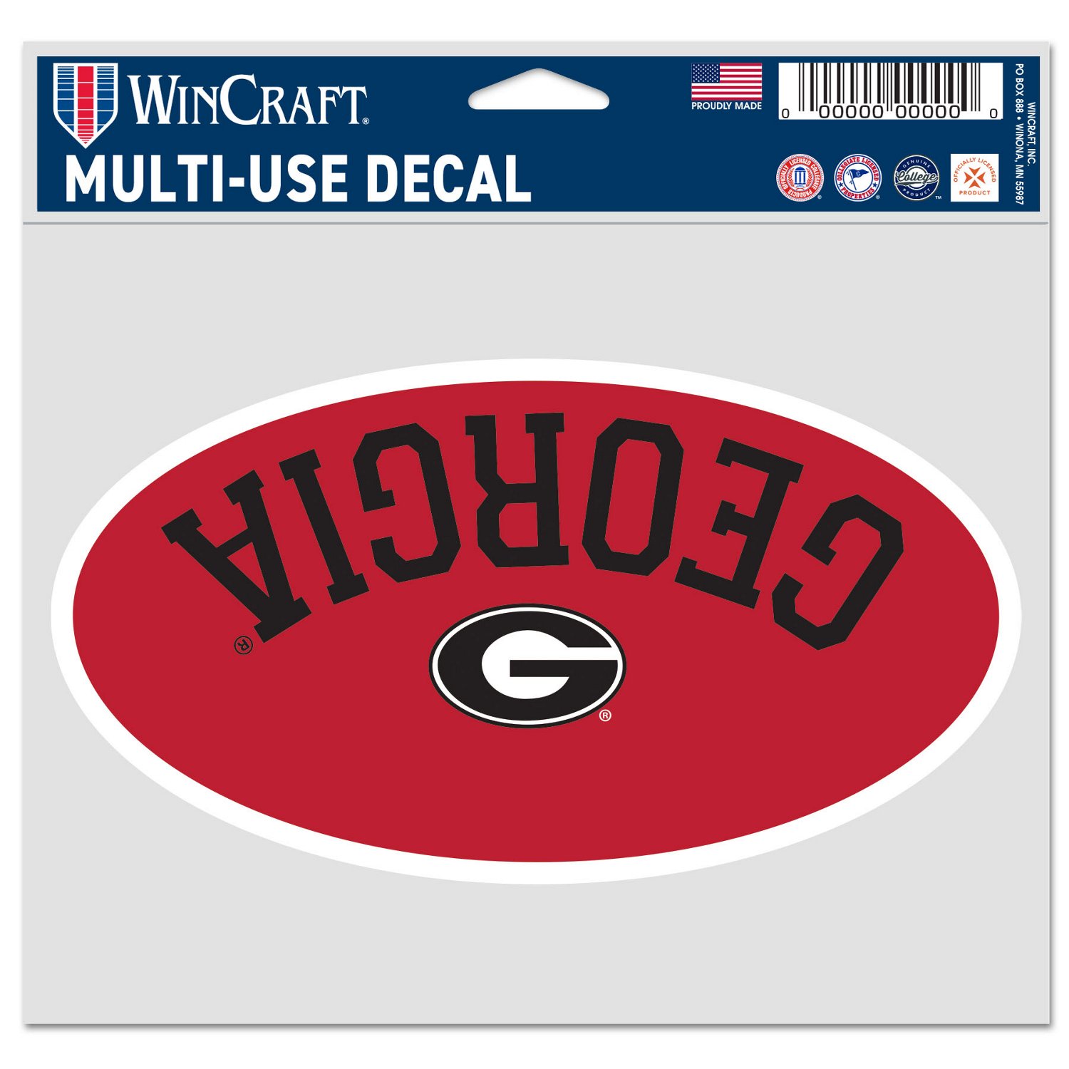 WinCraft University of Georgia Multi-Use Decal