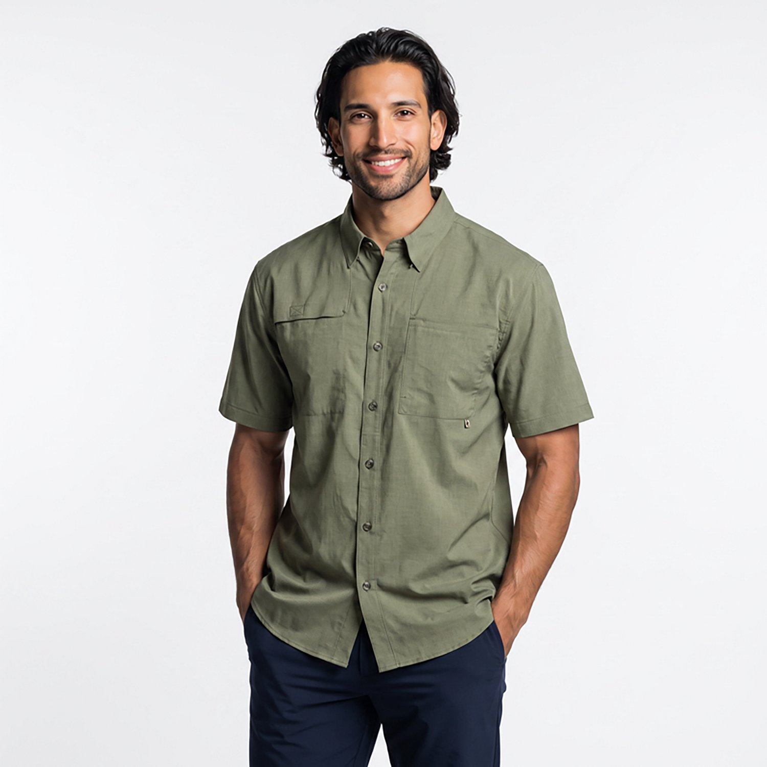 Magellan Outdoors Men's Aransas Pass Ripstop Short Sleeve Fishing T-shirt - view number 2