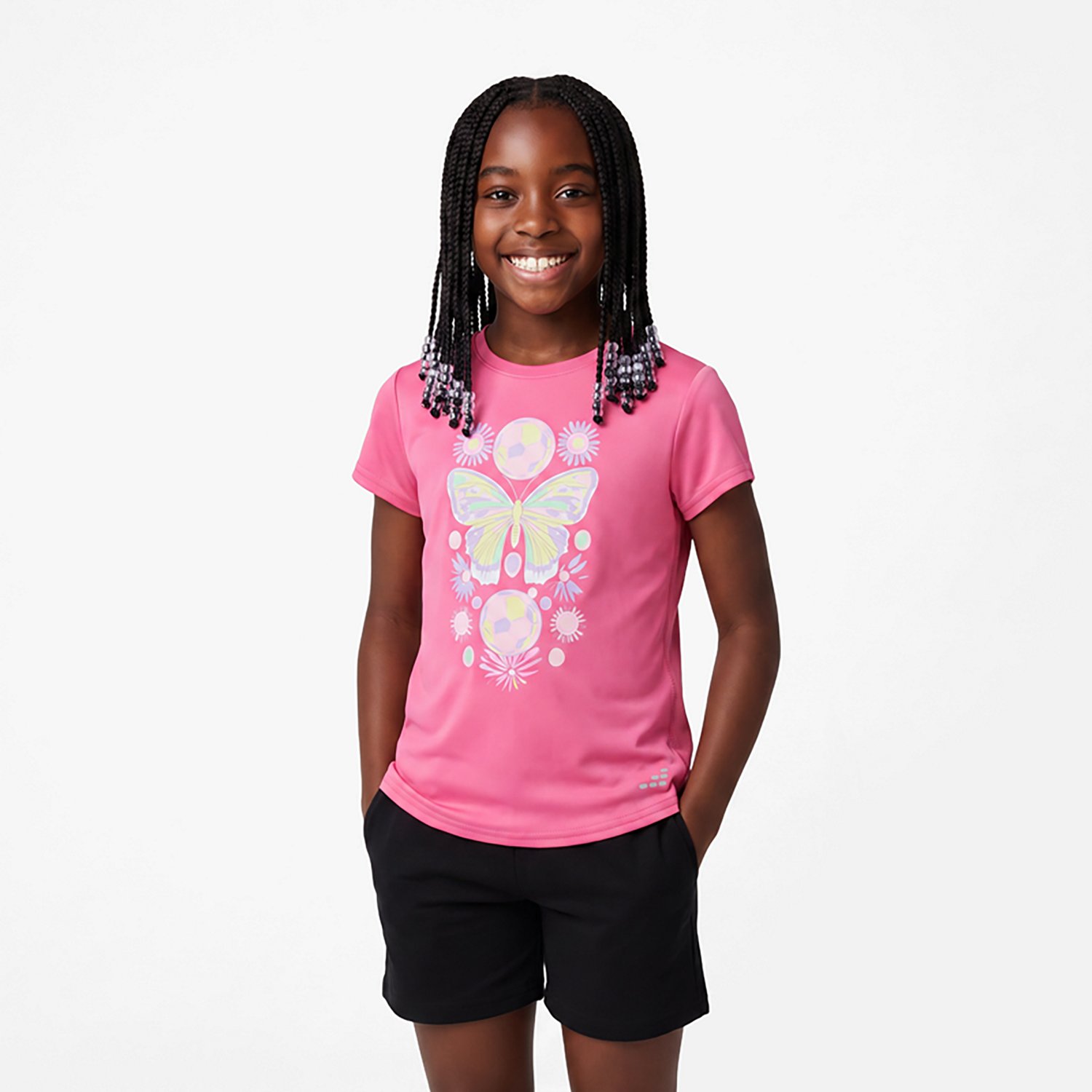 BCG Girls' Training Turbo Soccer T-Shirt