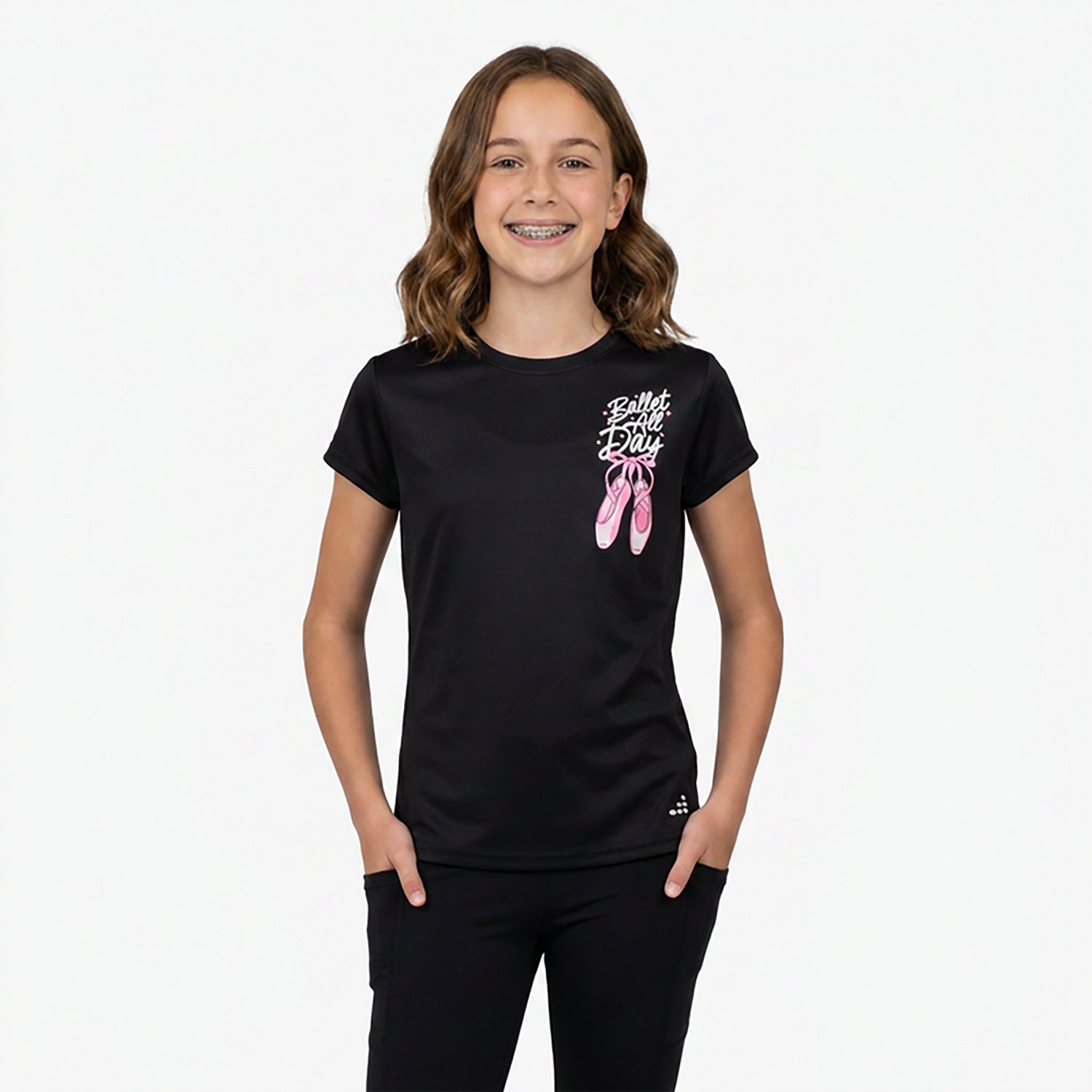 BCG Girls' Training Turbo All Ballet T-Shirt