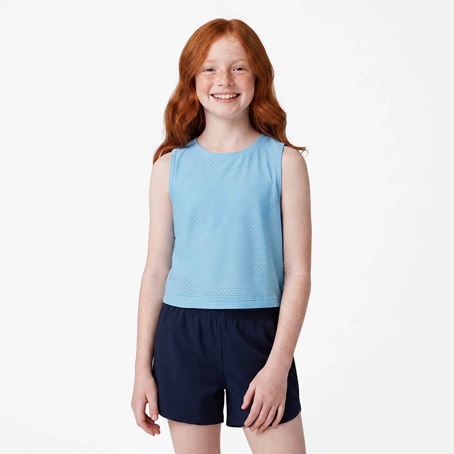BCG Girls' Run Race Mesh Tank - view number 2